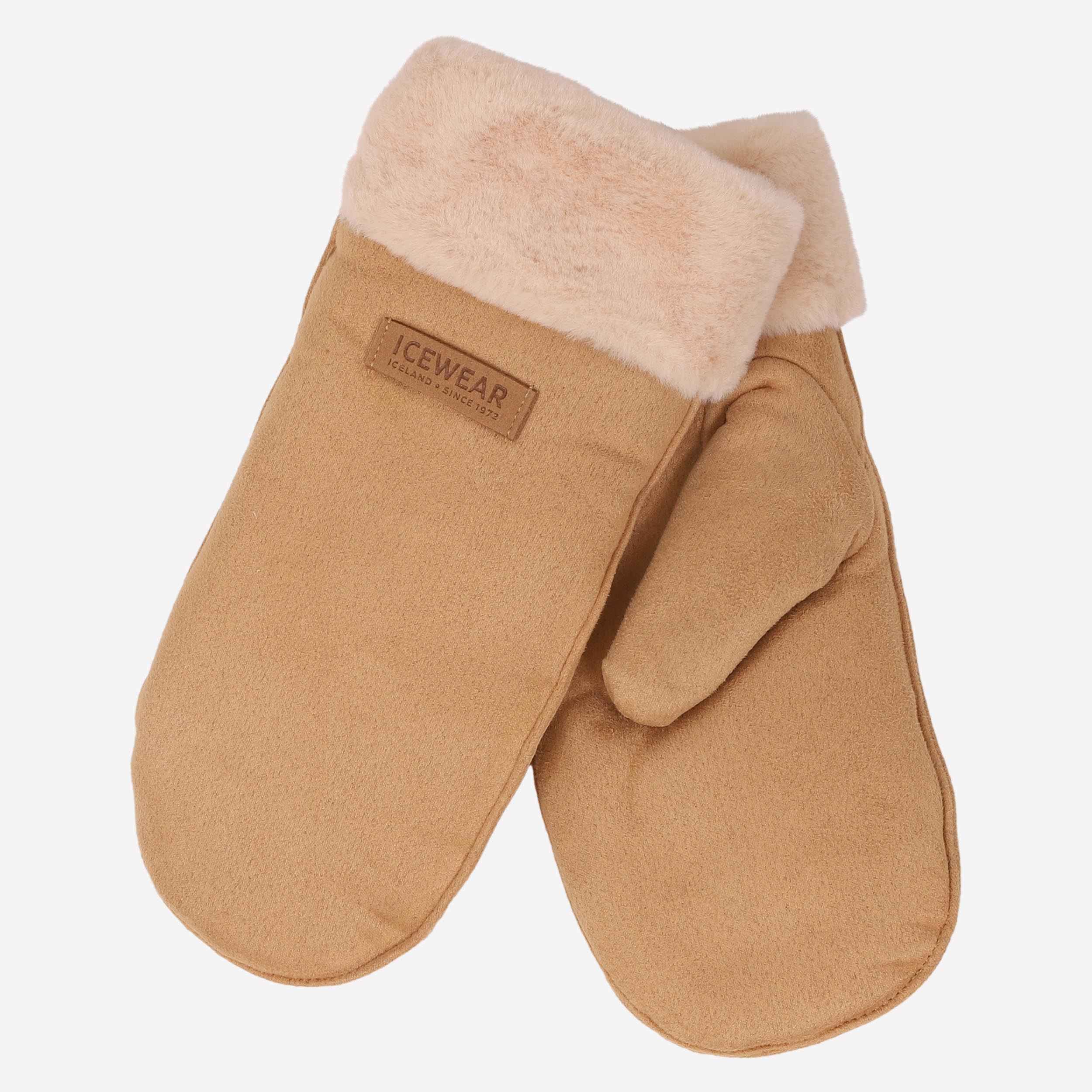 Suede Moufles d’hiver Chauds