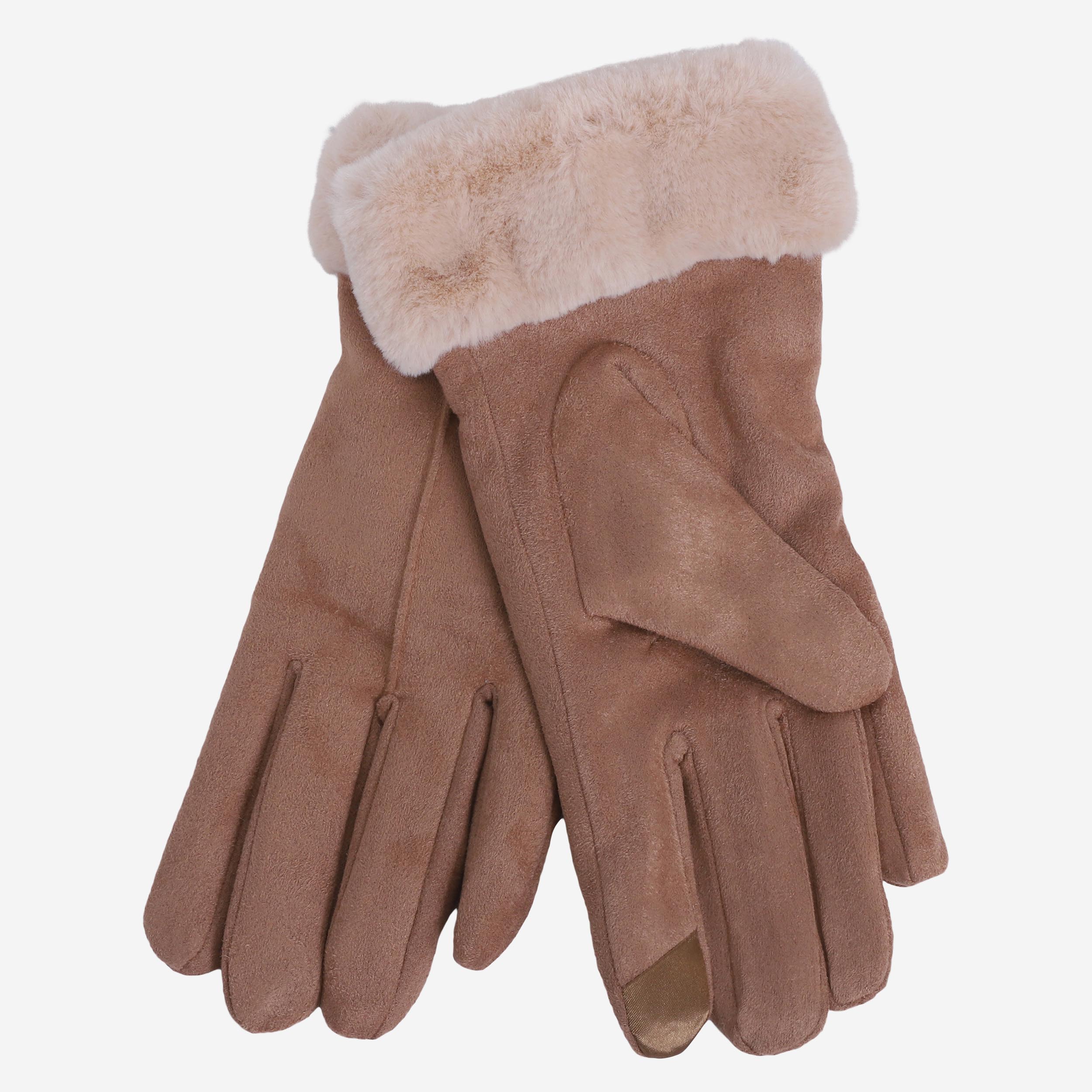 Suede soft gloves