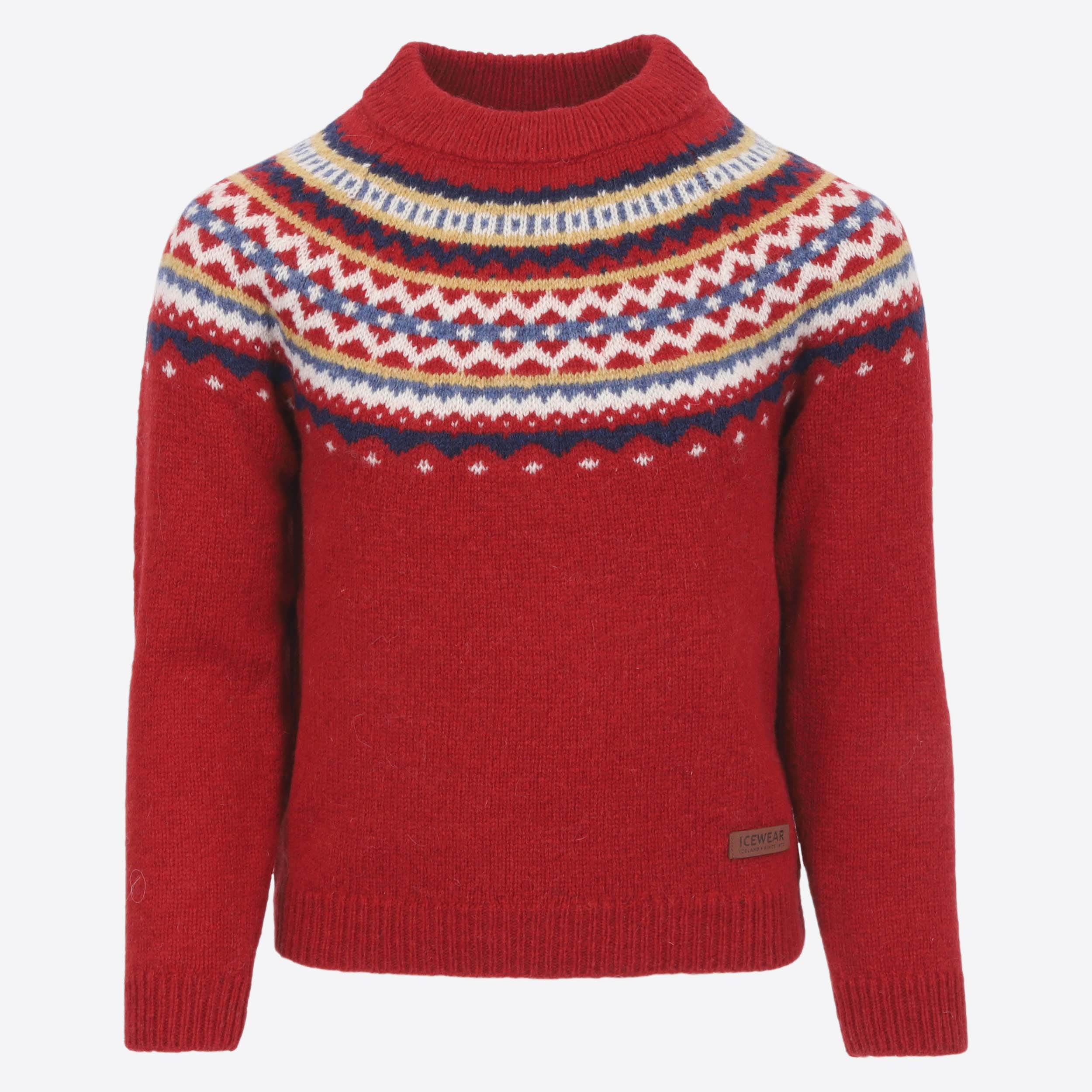 Dyngjufjöll Nordic pattern wool sweater
