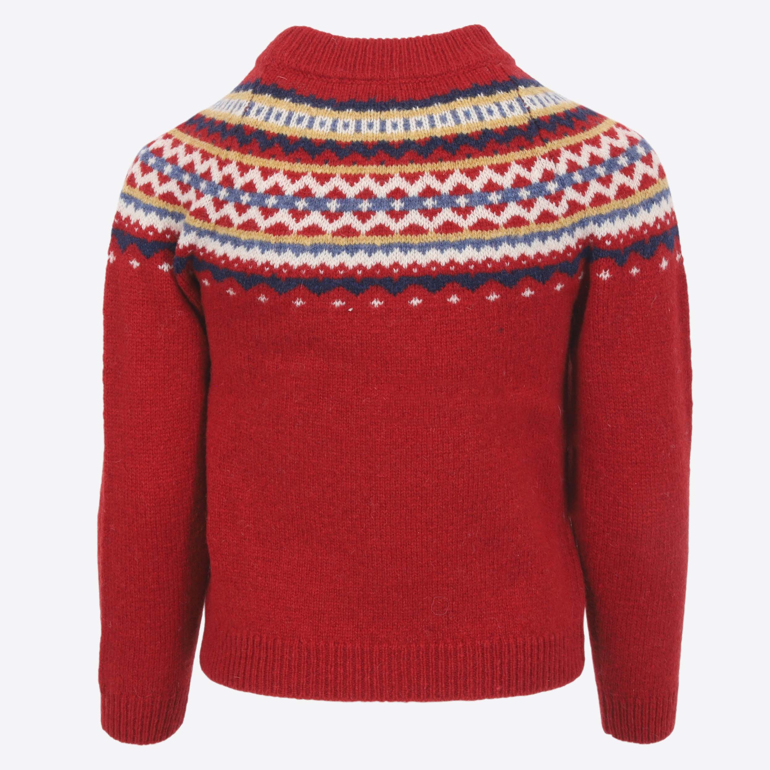 Dyngjufjöll Nordic pattern wool sweater