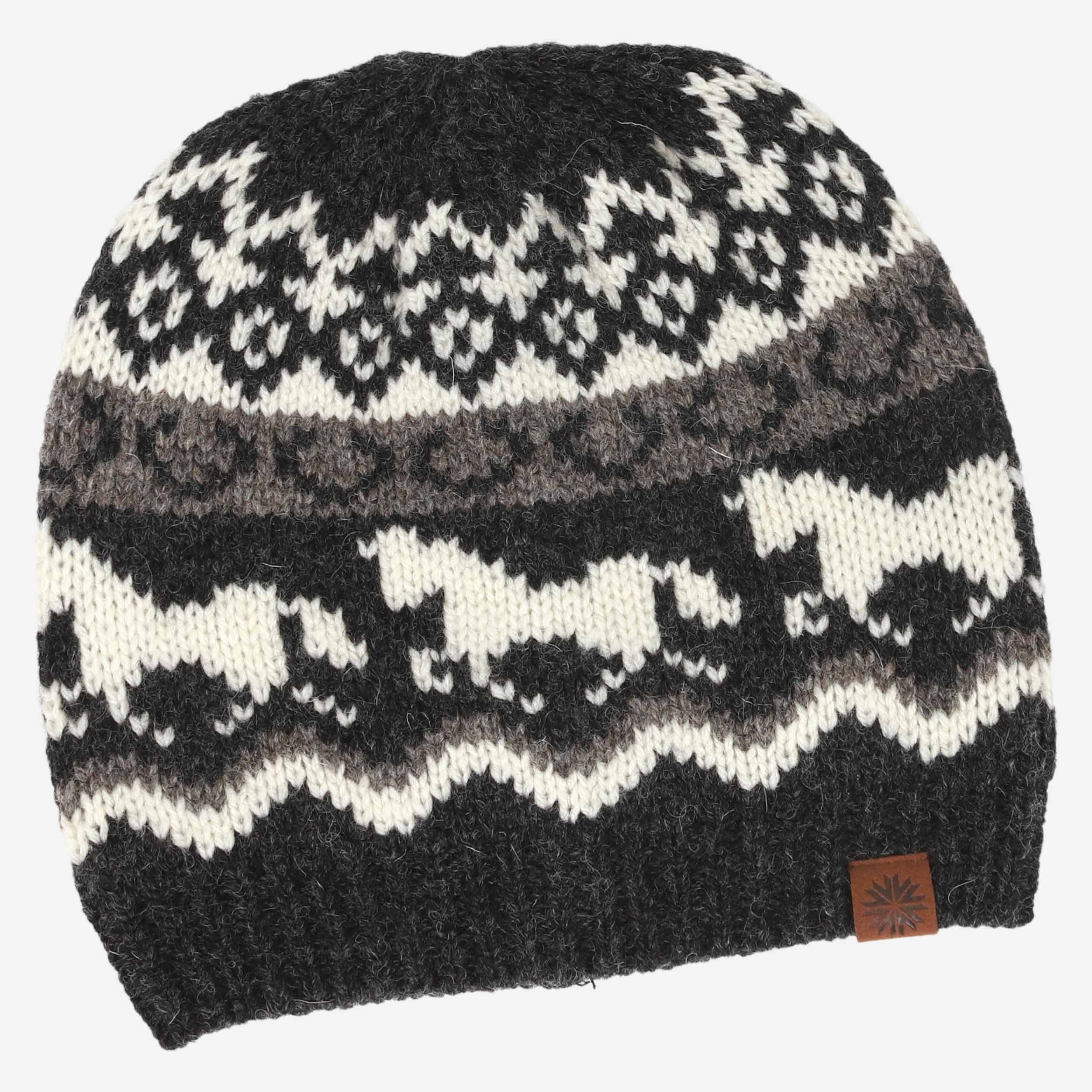 Sleipnir horse pattern wool hat 