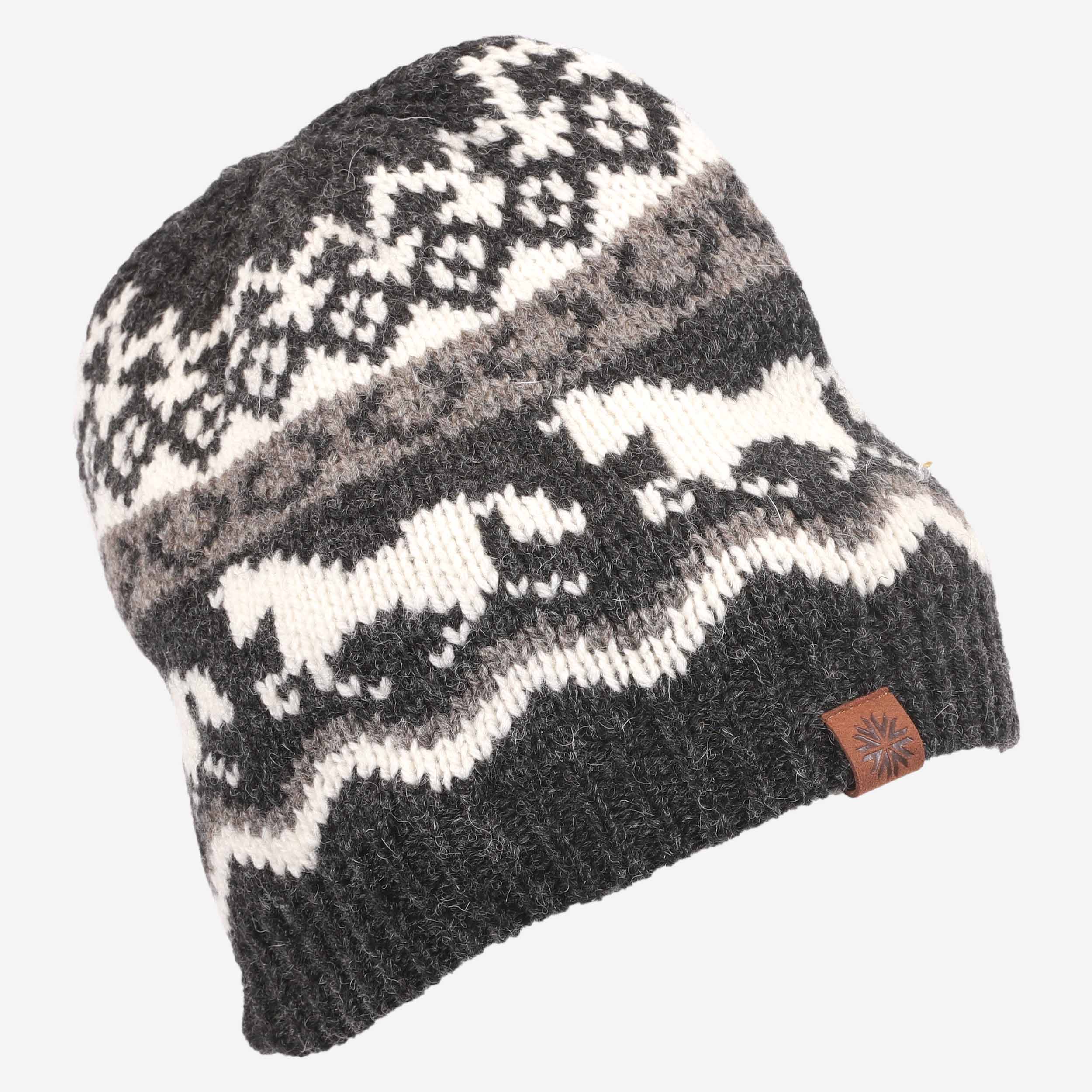 Sleipnir horse pattern wool hat 