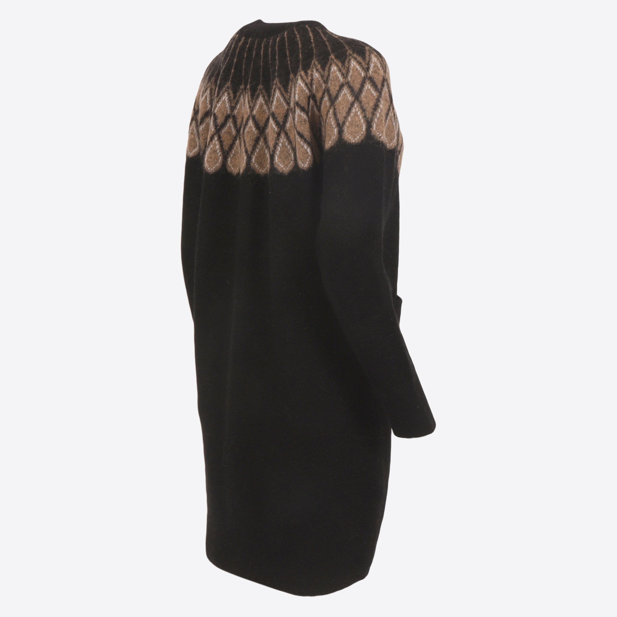 ÁSBYRGI síð mohair ullarpeysa