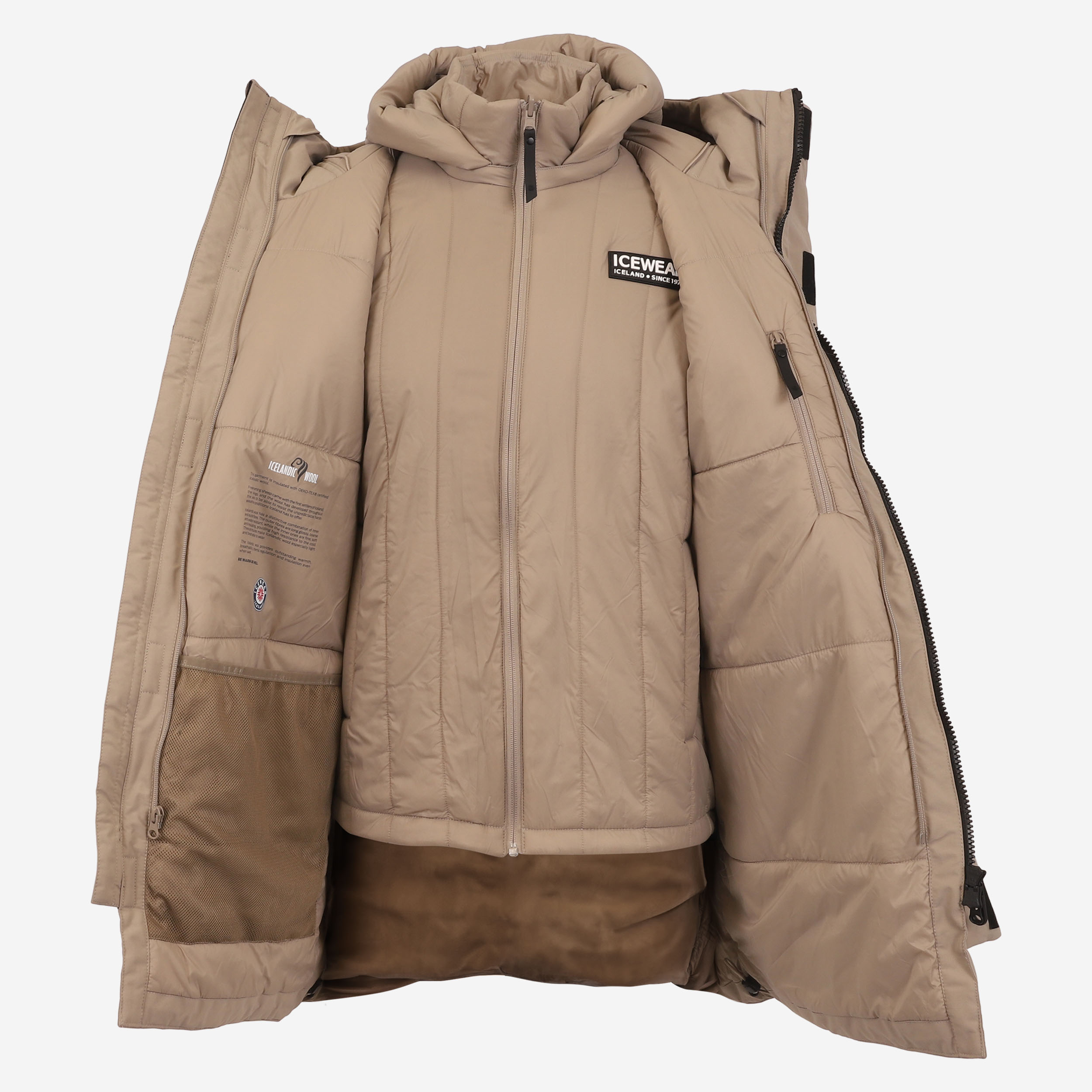 Vatnajökull Mens Wool Fill Coat