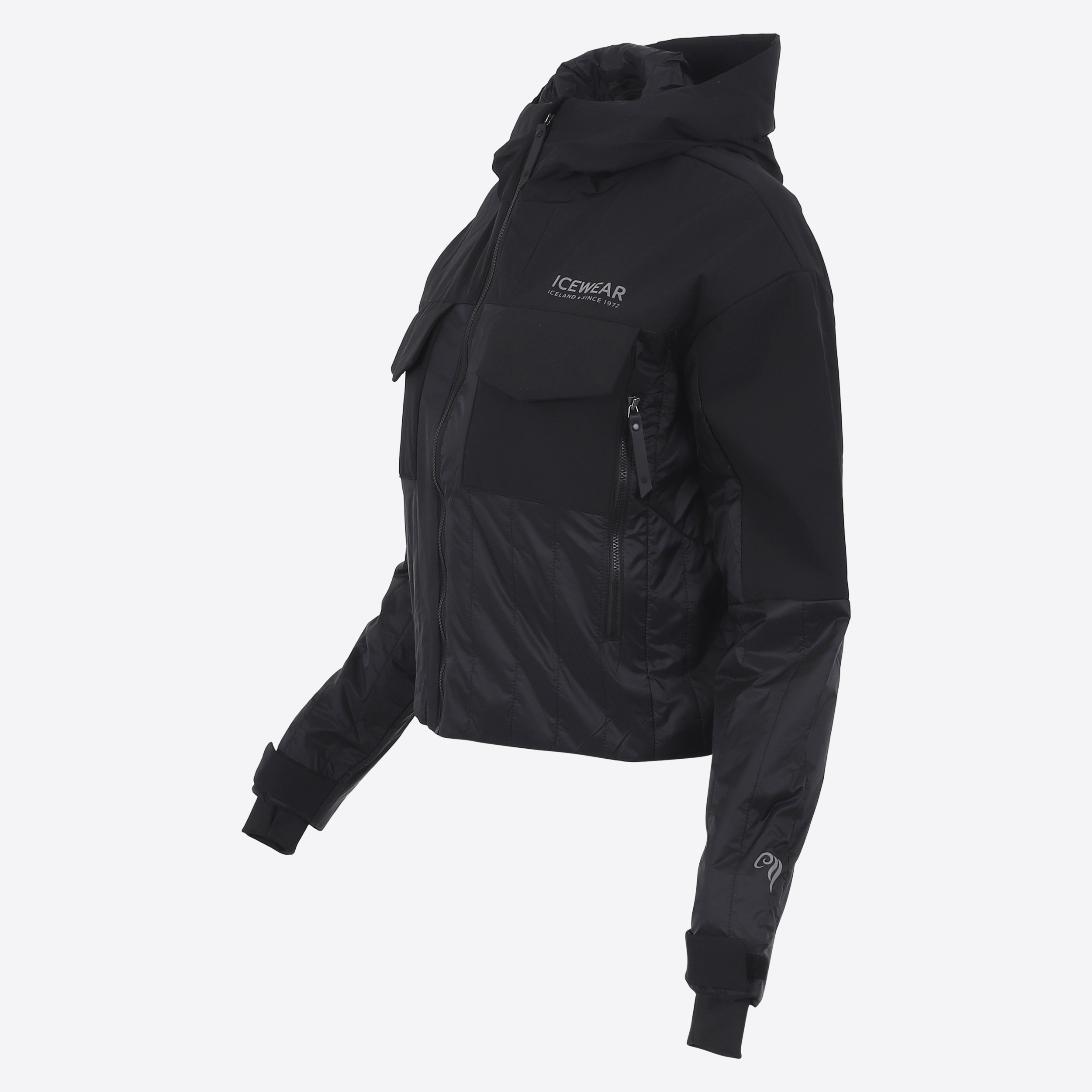 BlackSheep女装冰岛羊毛连帽保暖夹克