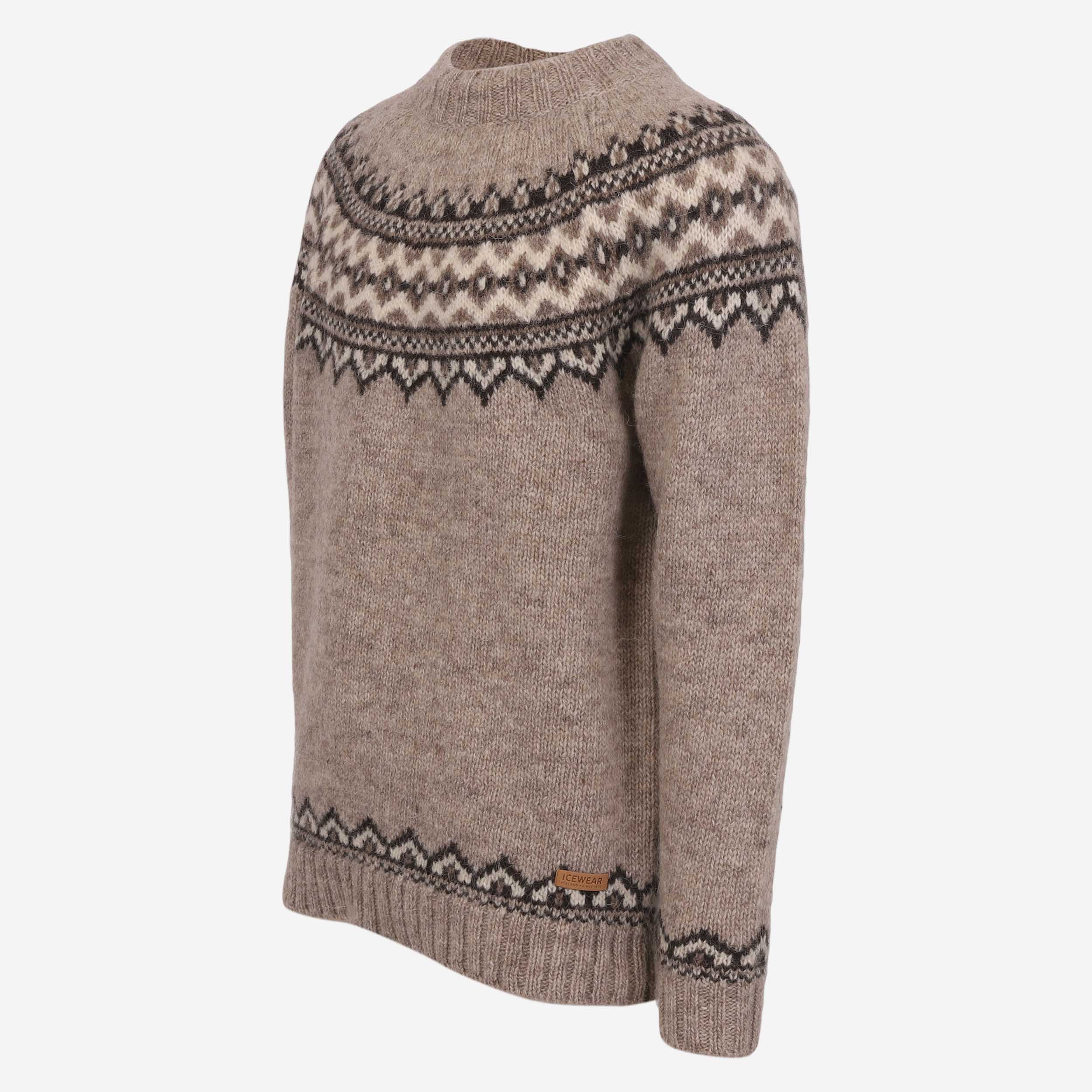 Brynjudalur Klassischer Pullover aus isländischer Wolle