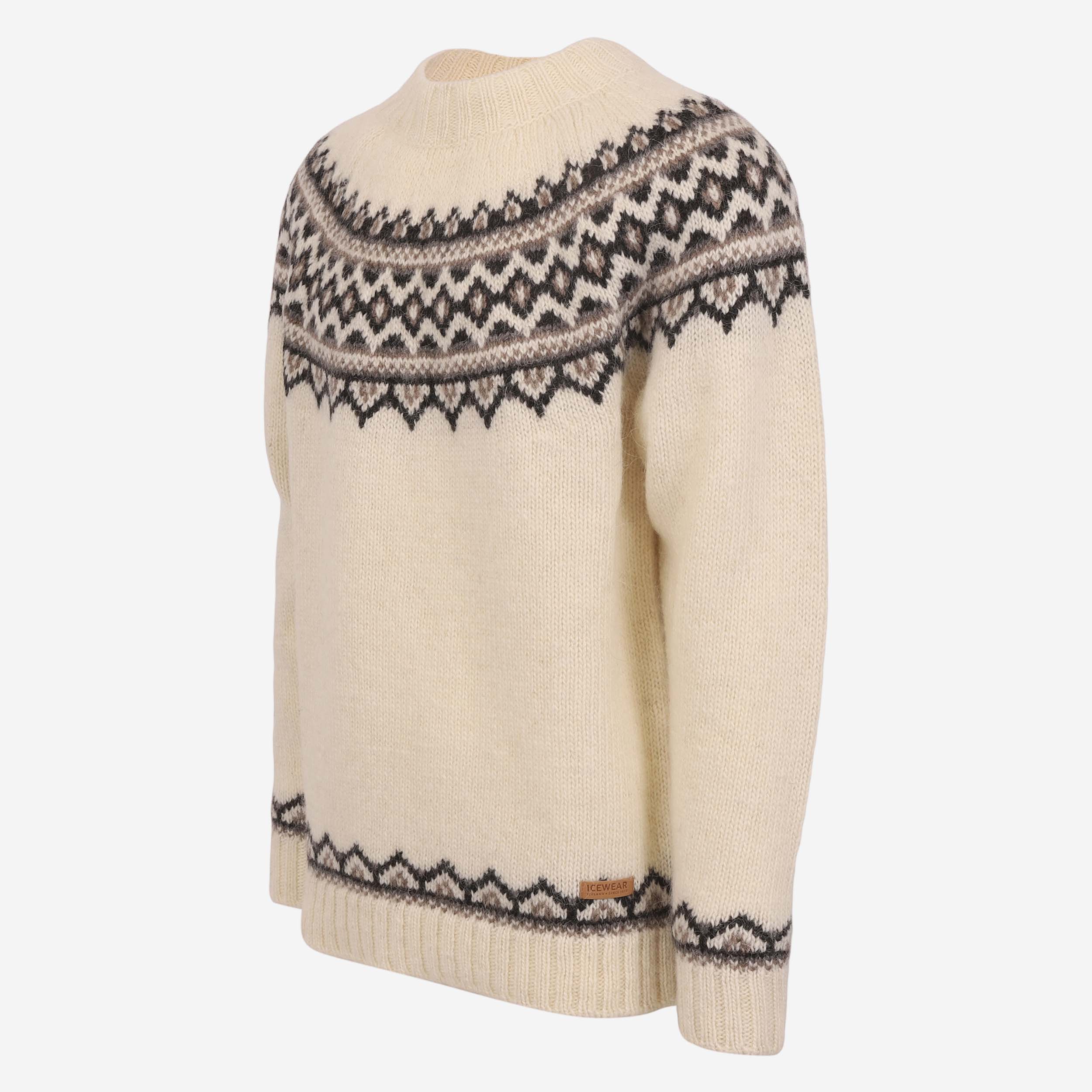 Brynjudalur Klassischer Pullover aus isländischer Wolle