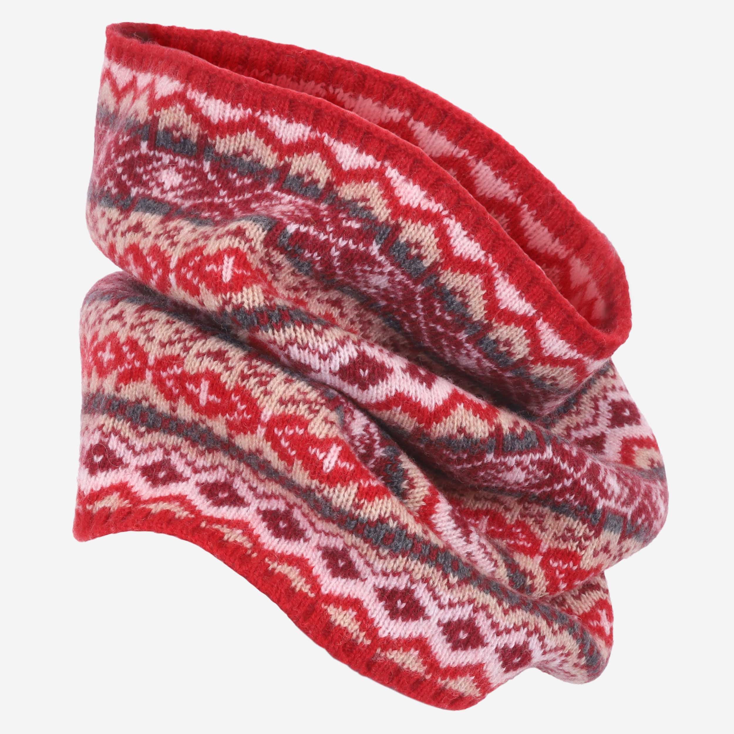 SKRÚÐUR混纺羊毛护脖围巾 