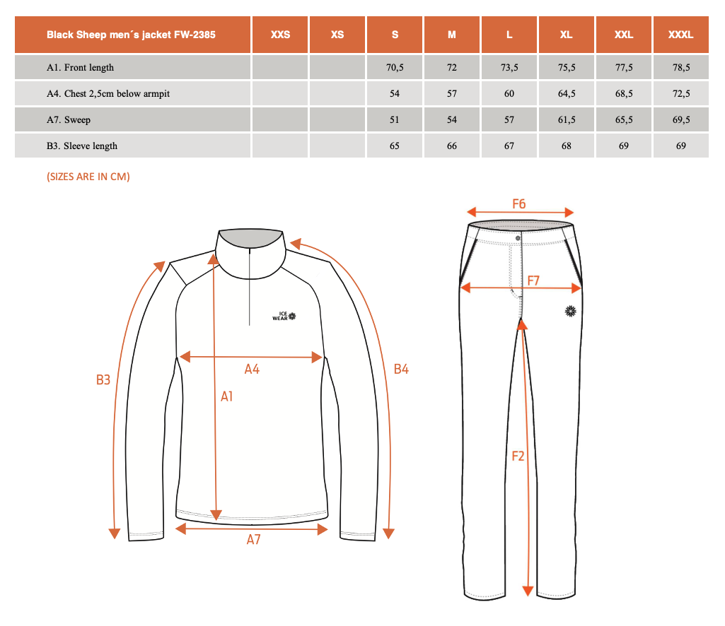 BlackSheep men´s jacket with Icelandic wool filling
