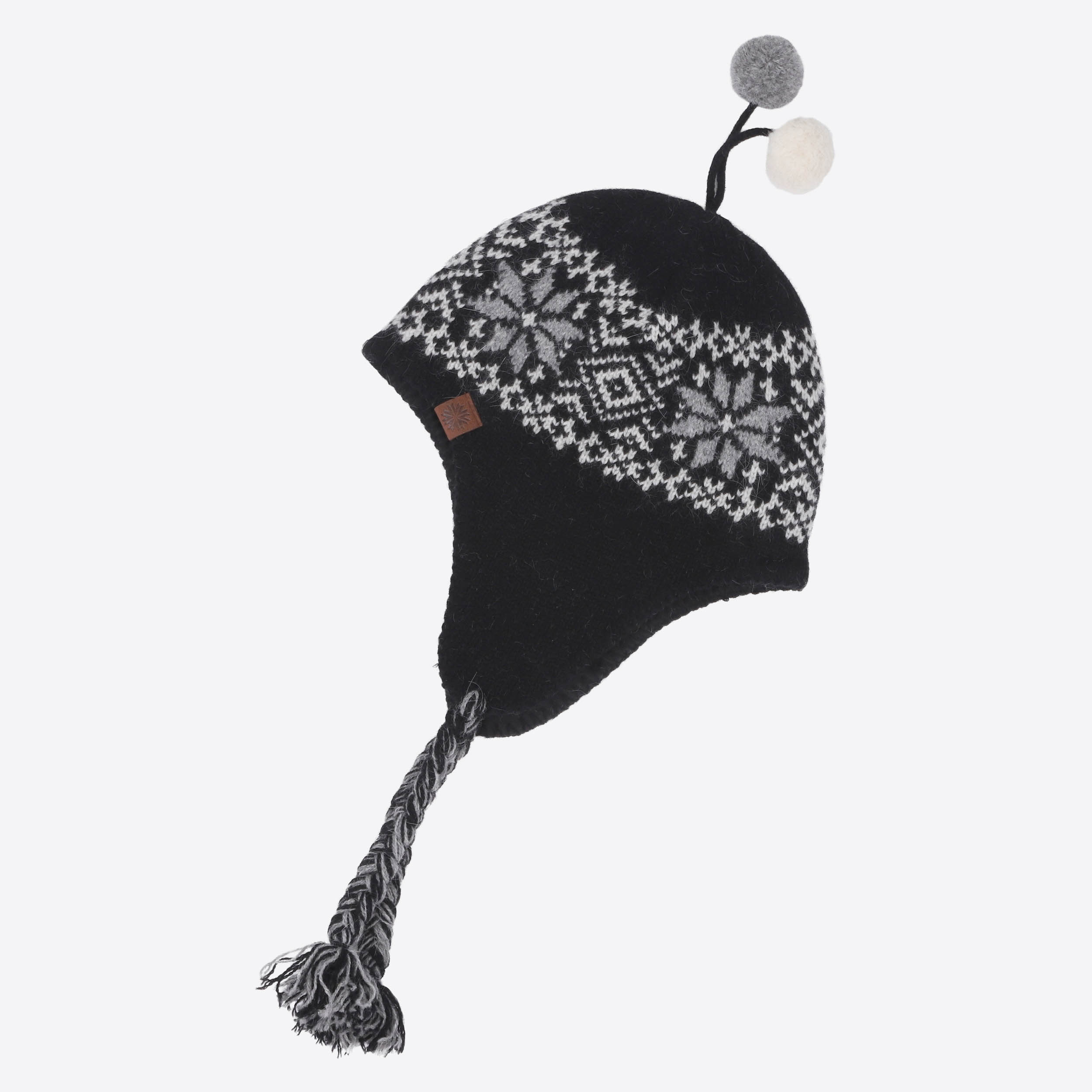 Bonnet avec cache-oreilles en laine Papey