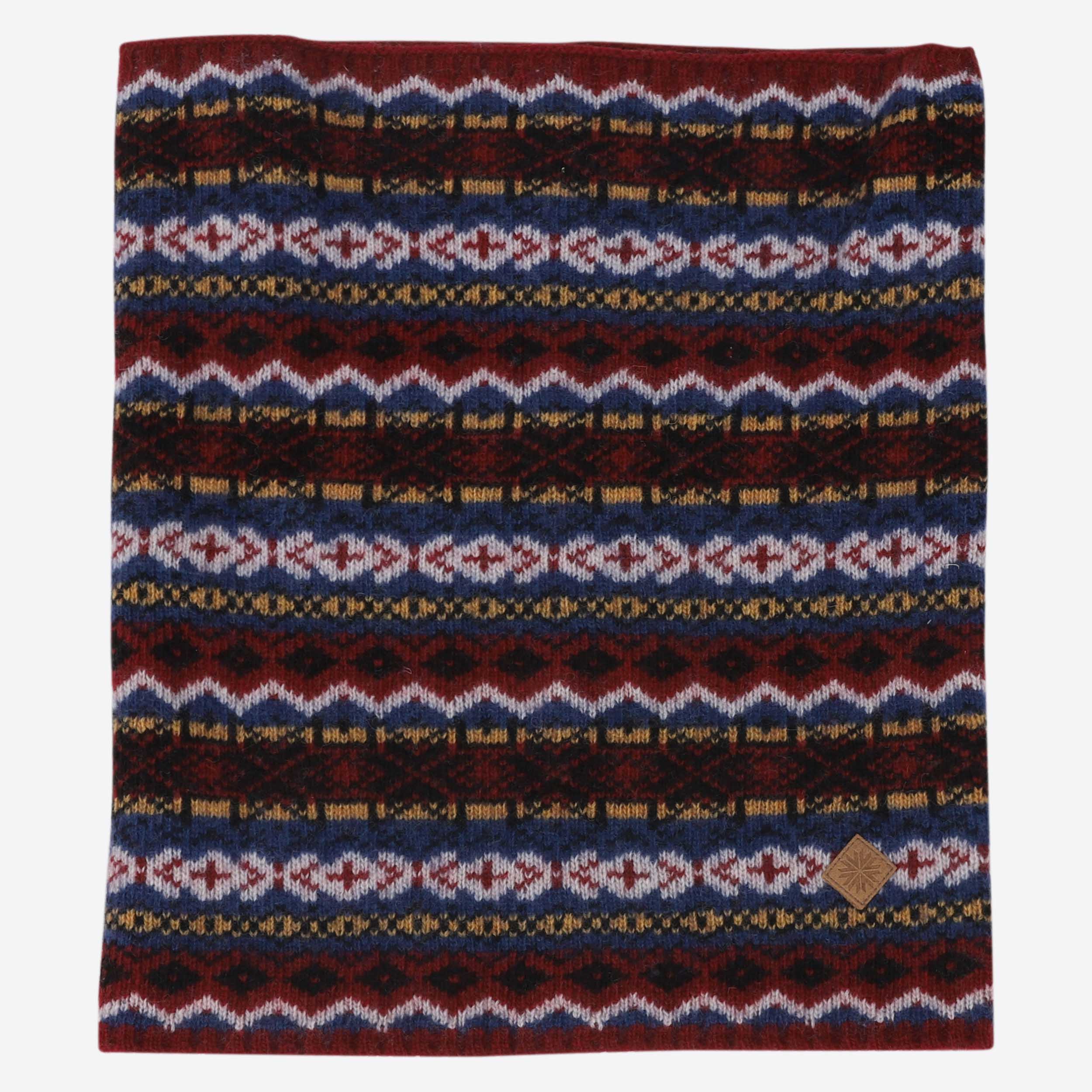 SKRÚÐUR混纺羊毛护脖围巾 