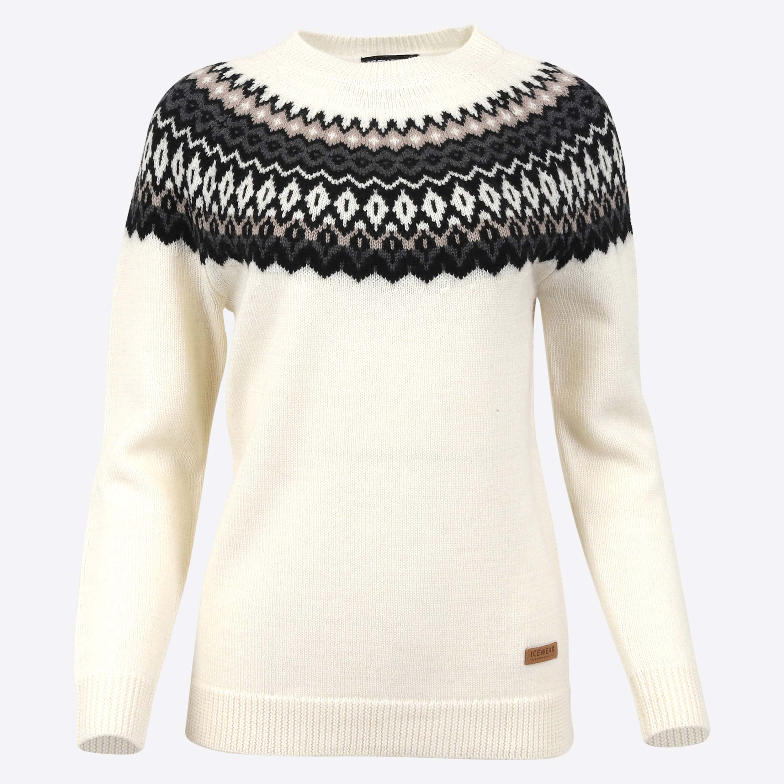 Ásta merino womens Nordic knit sweater
