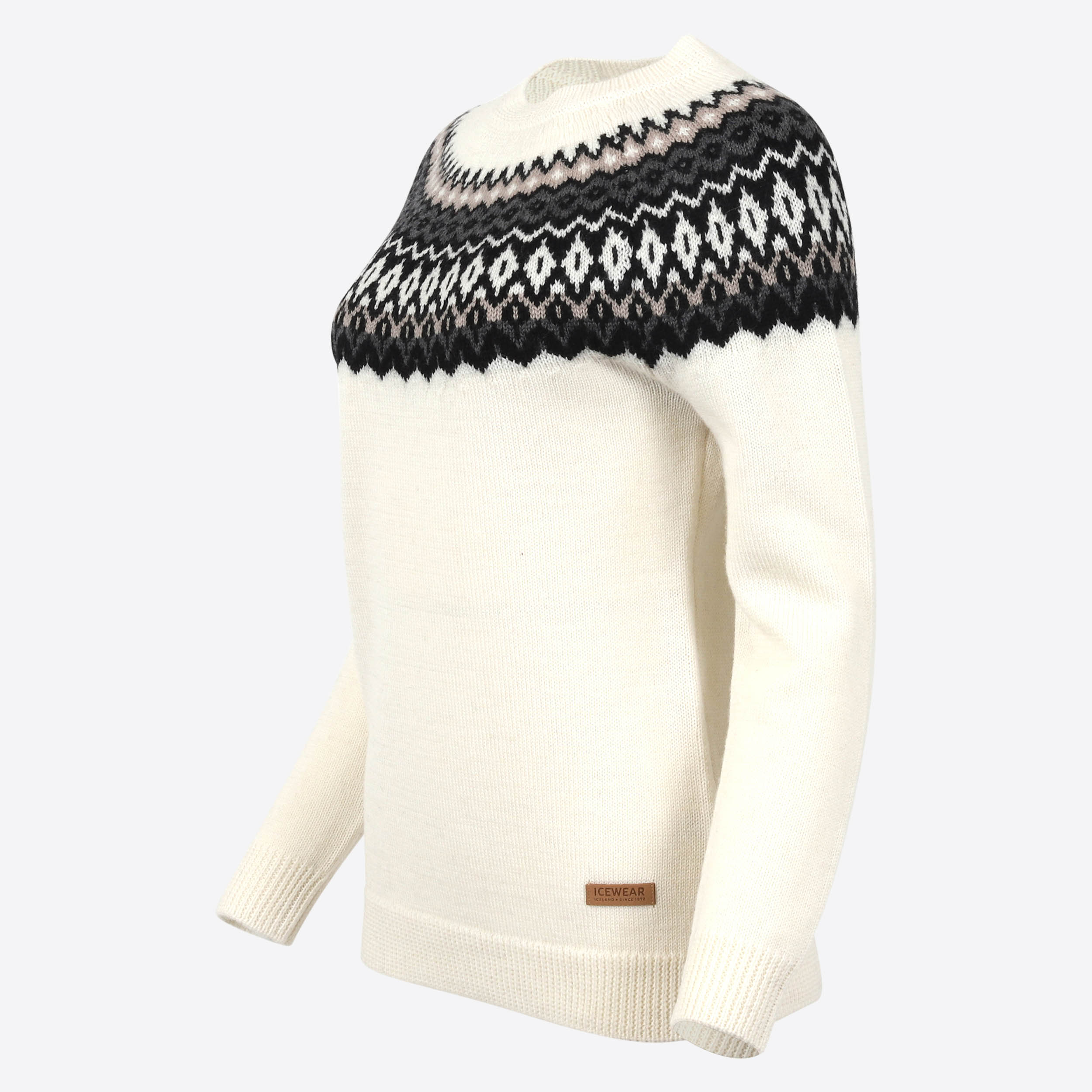 Ásta merino womens Nordic knit sweater