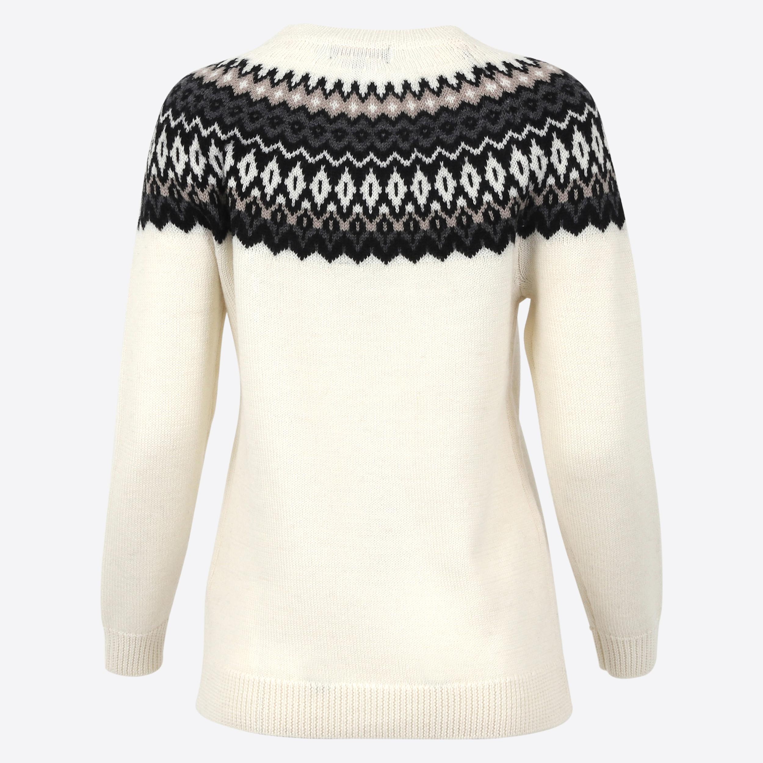 Ásta merino womens Nordic knit sweater