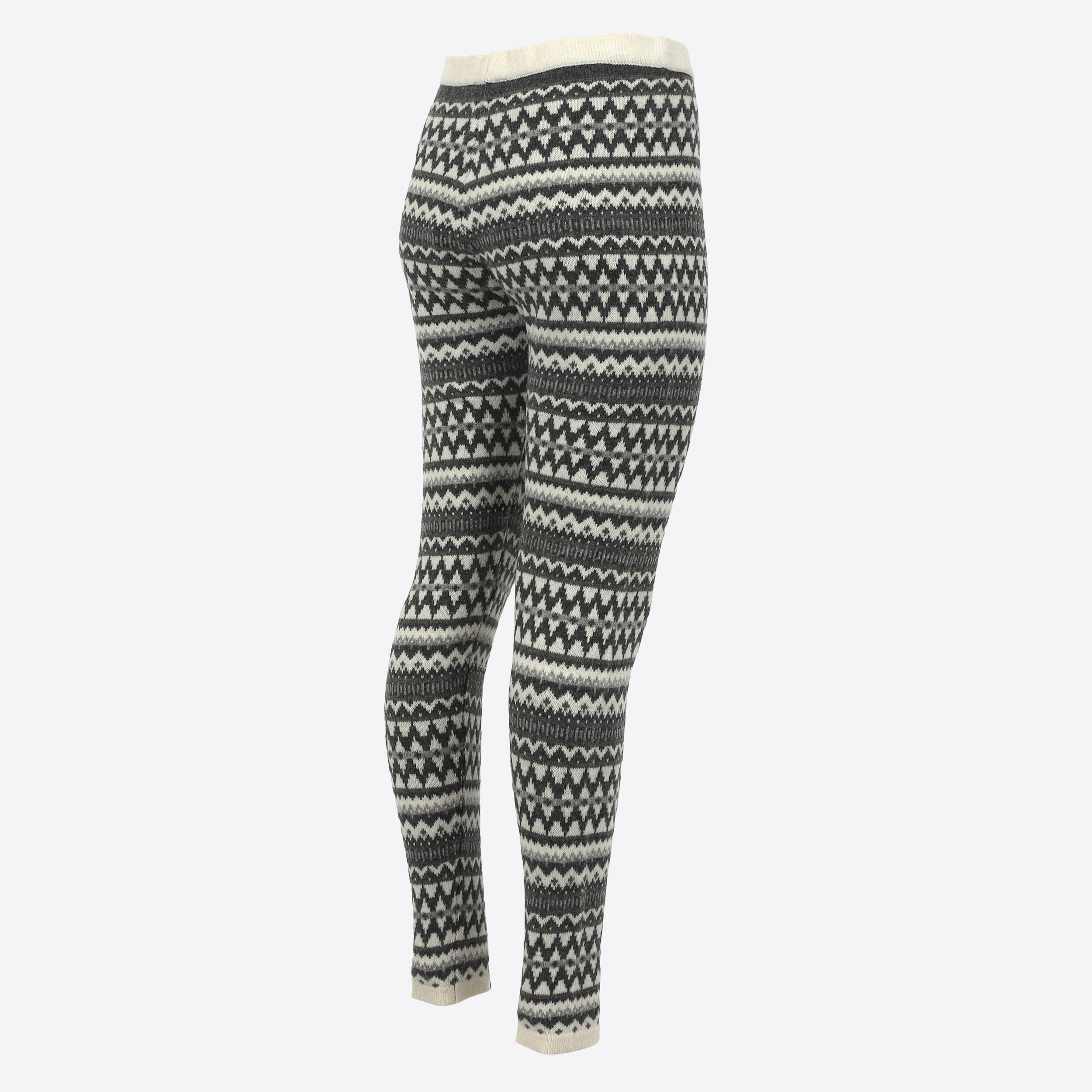 Miðfjall traditional Nordic patterned wool leggings
