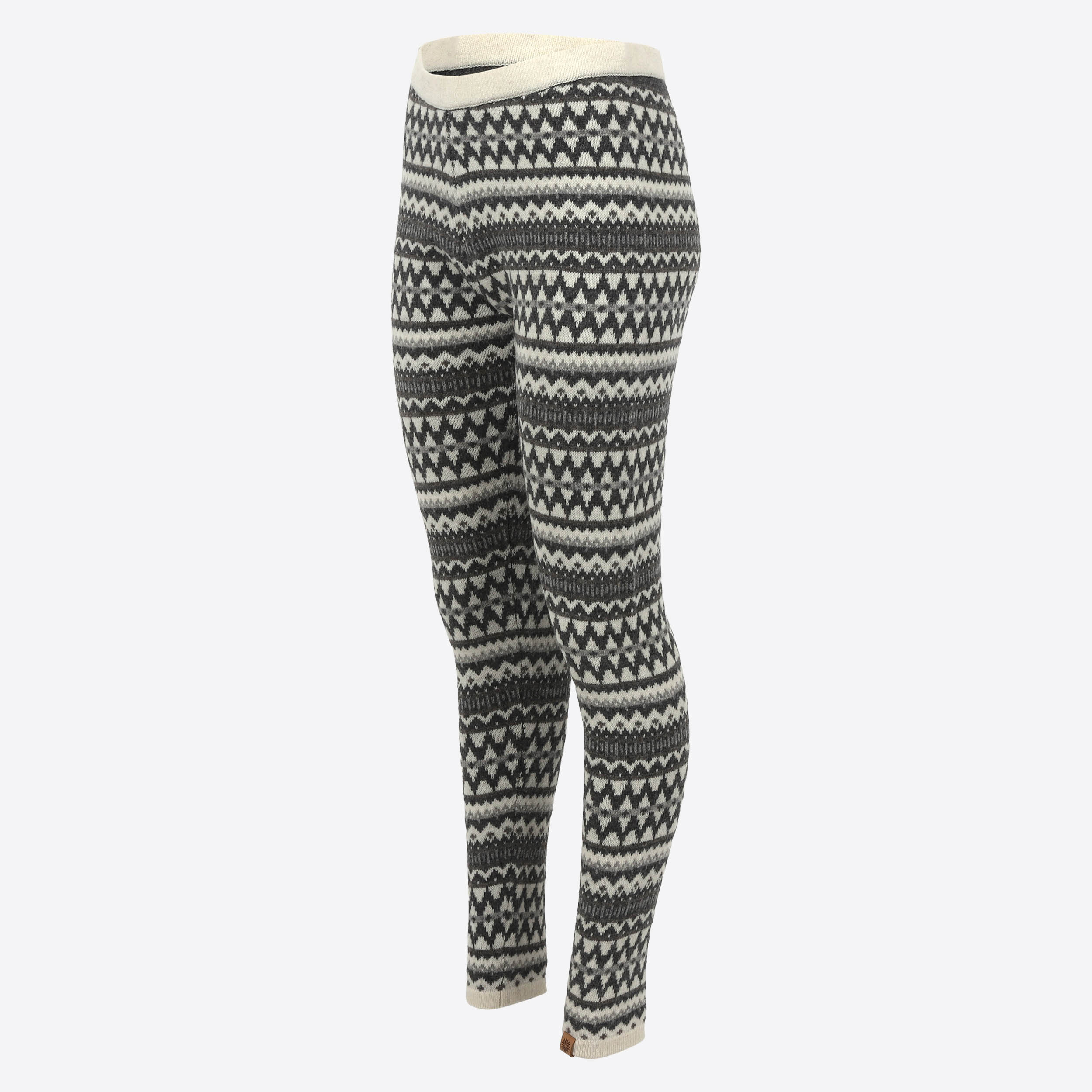 Miðfjall traditional Nordic patterned wool leggings