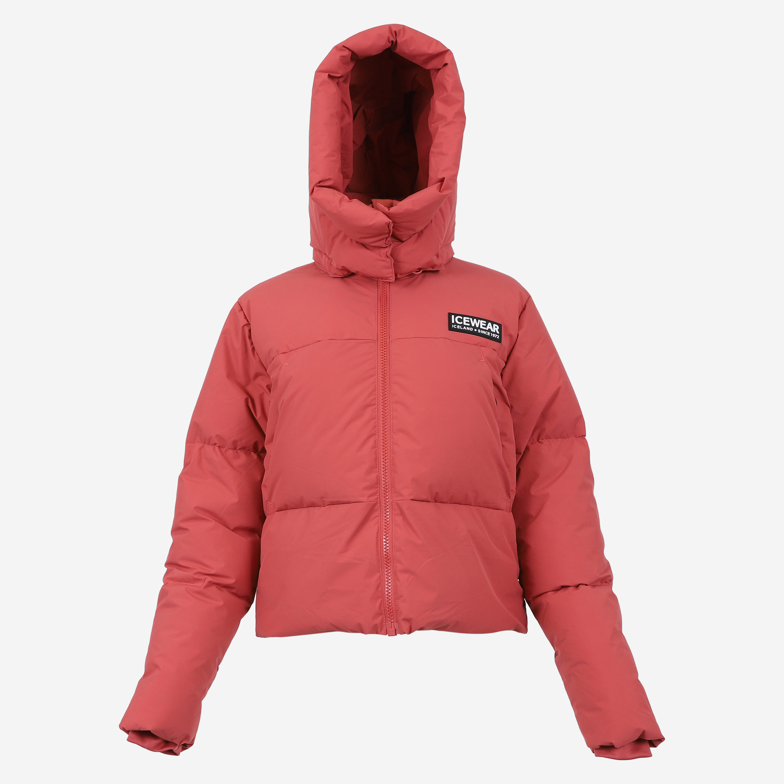 Borg short puffer down jacket