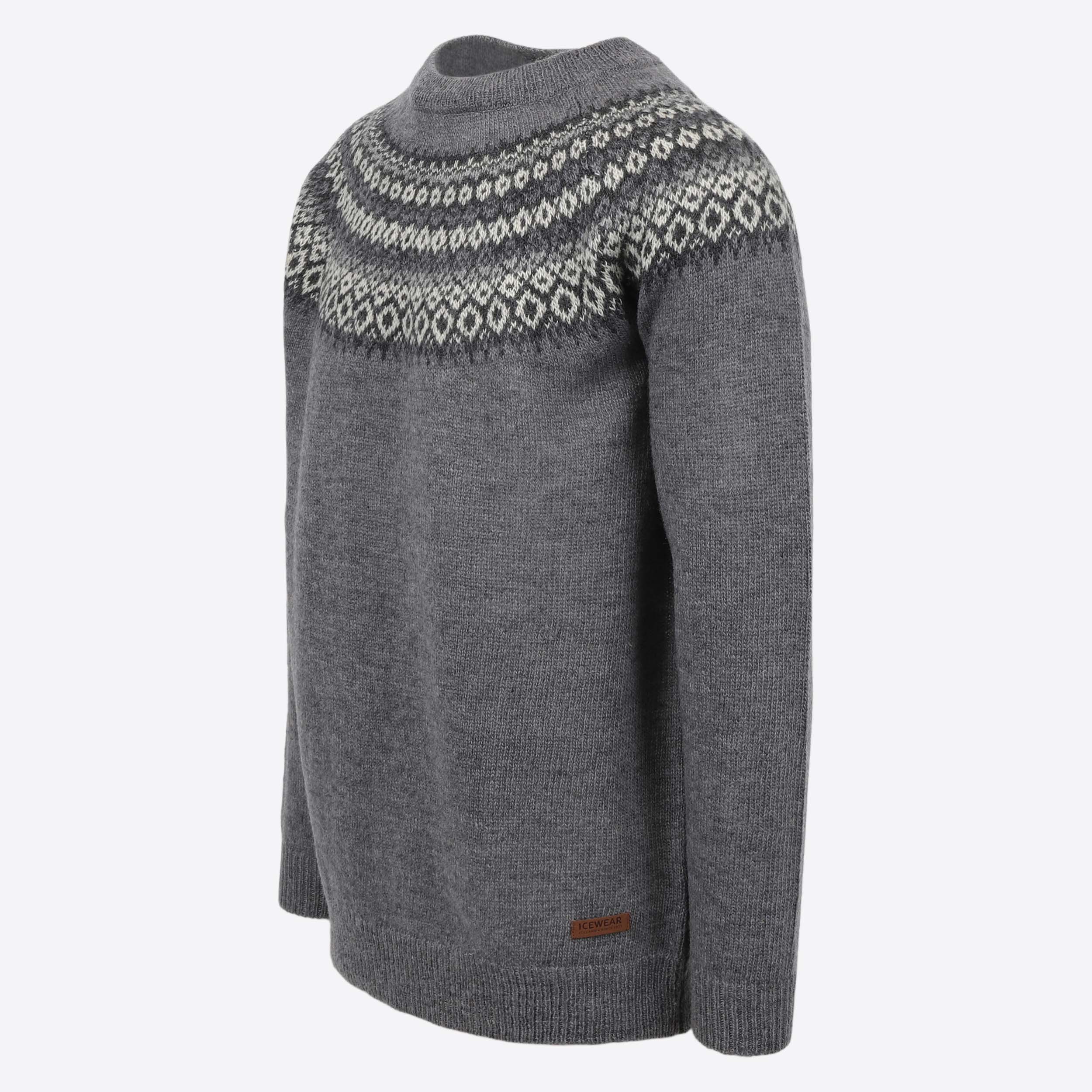 Fagradalsfjall men´s Icelandic pattern wool sweater