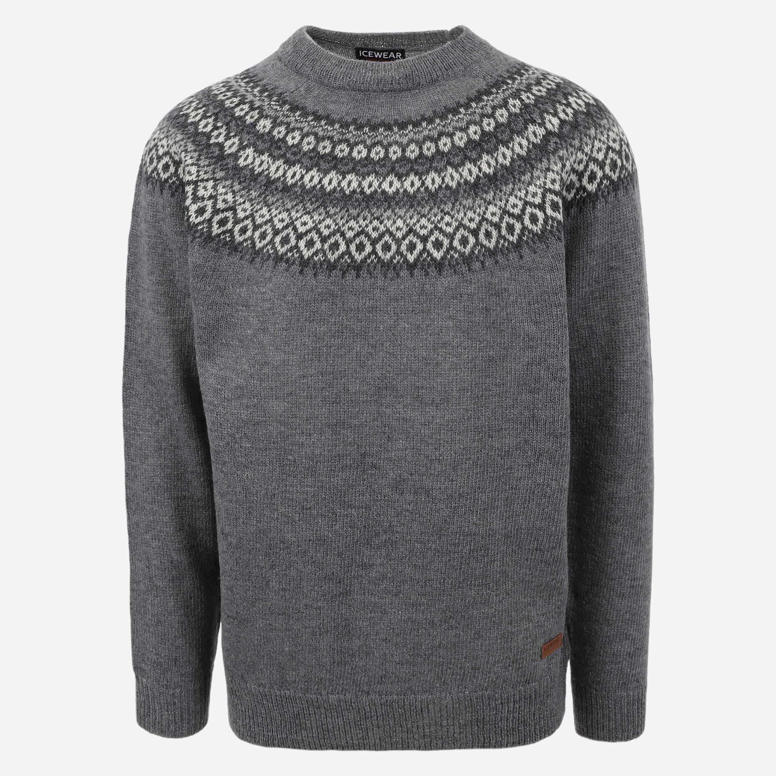 Fagradalsfjall men´s Icelandic pattern wool sweater