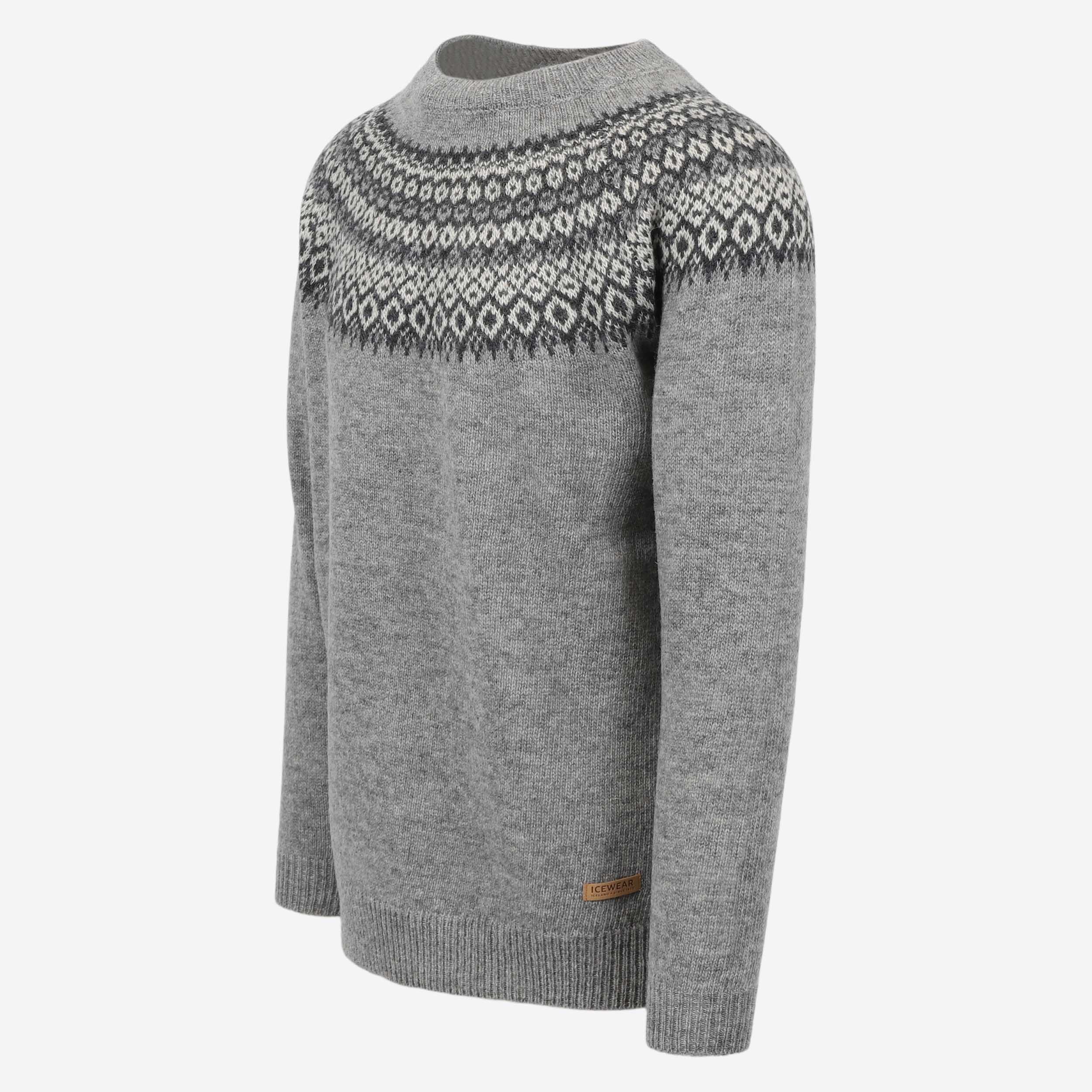 Fagradalsfjall Traditioneller Pullover aus isländischer Wolle