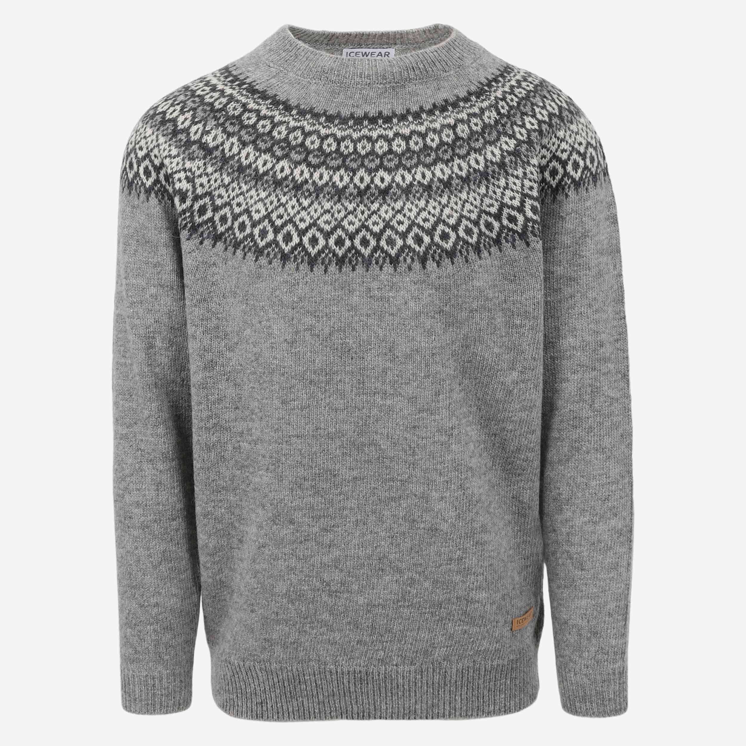 Fagradalsfjall Traditioneller Pullover aus isländischer Wolle