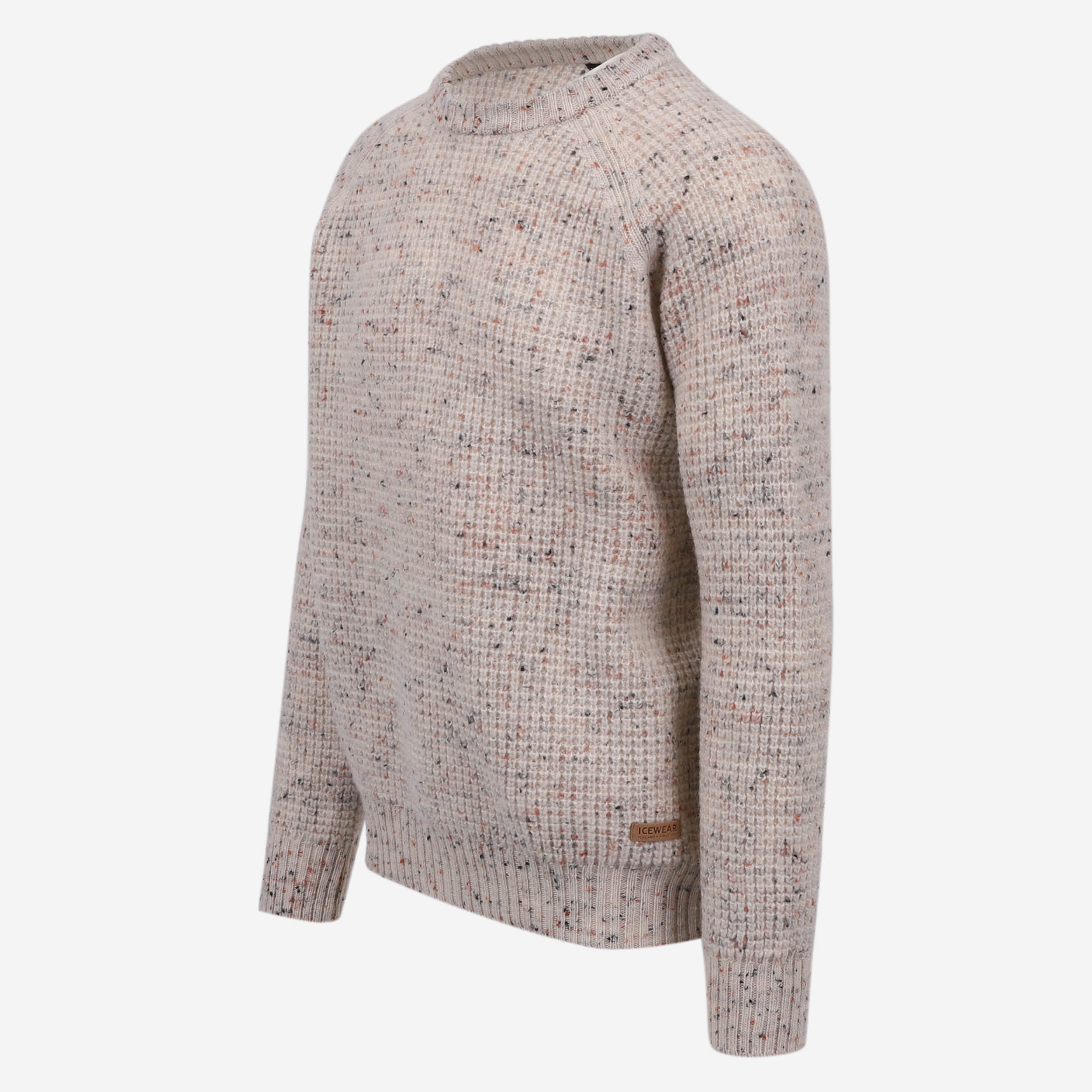 Hraunhóll knitted lambswool pullover 