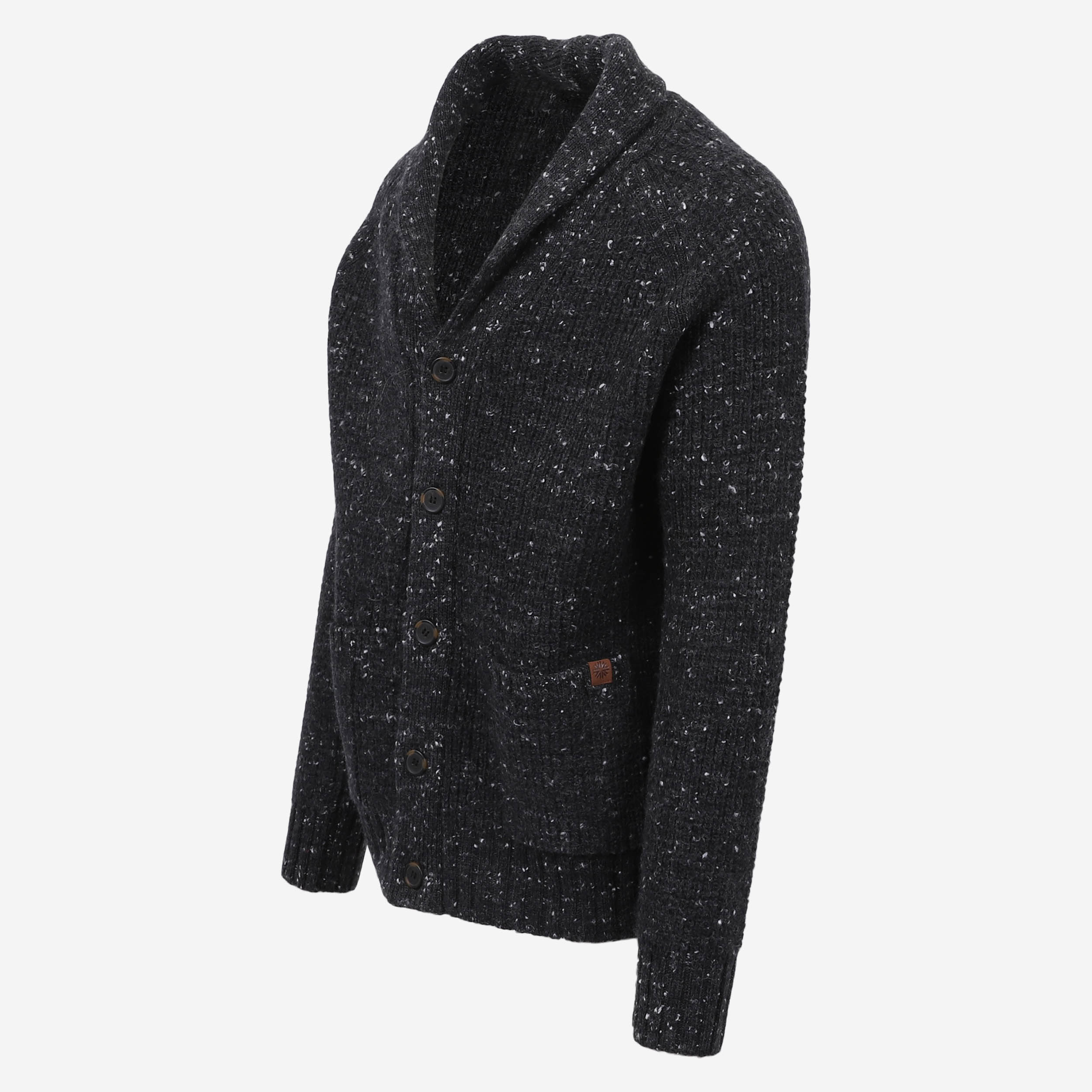 Hraunhóll lambswool cardigan sweater 
