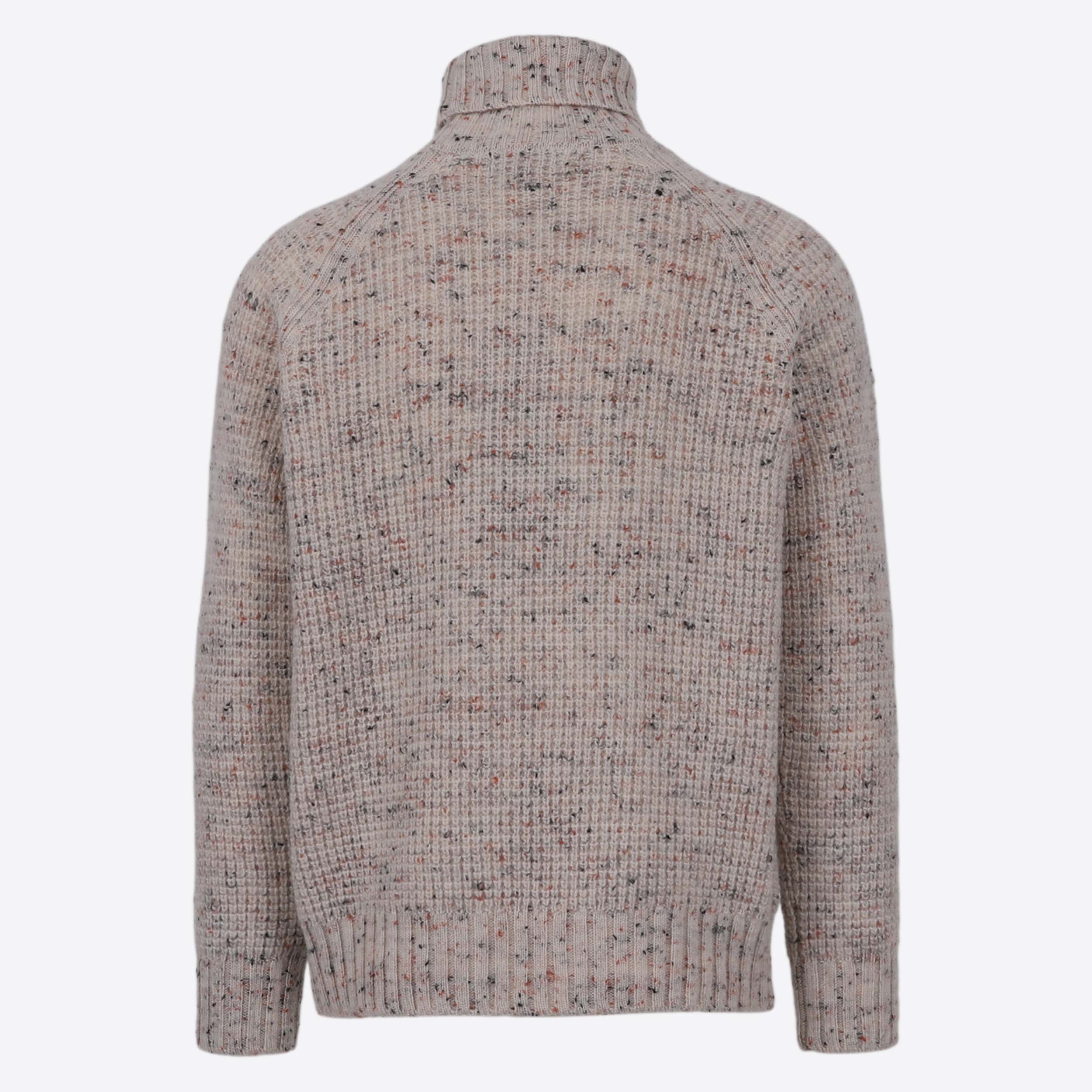 Hraunhóll Rollkragenpullover aus Lammwolle