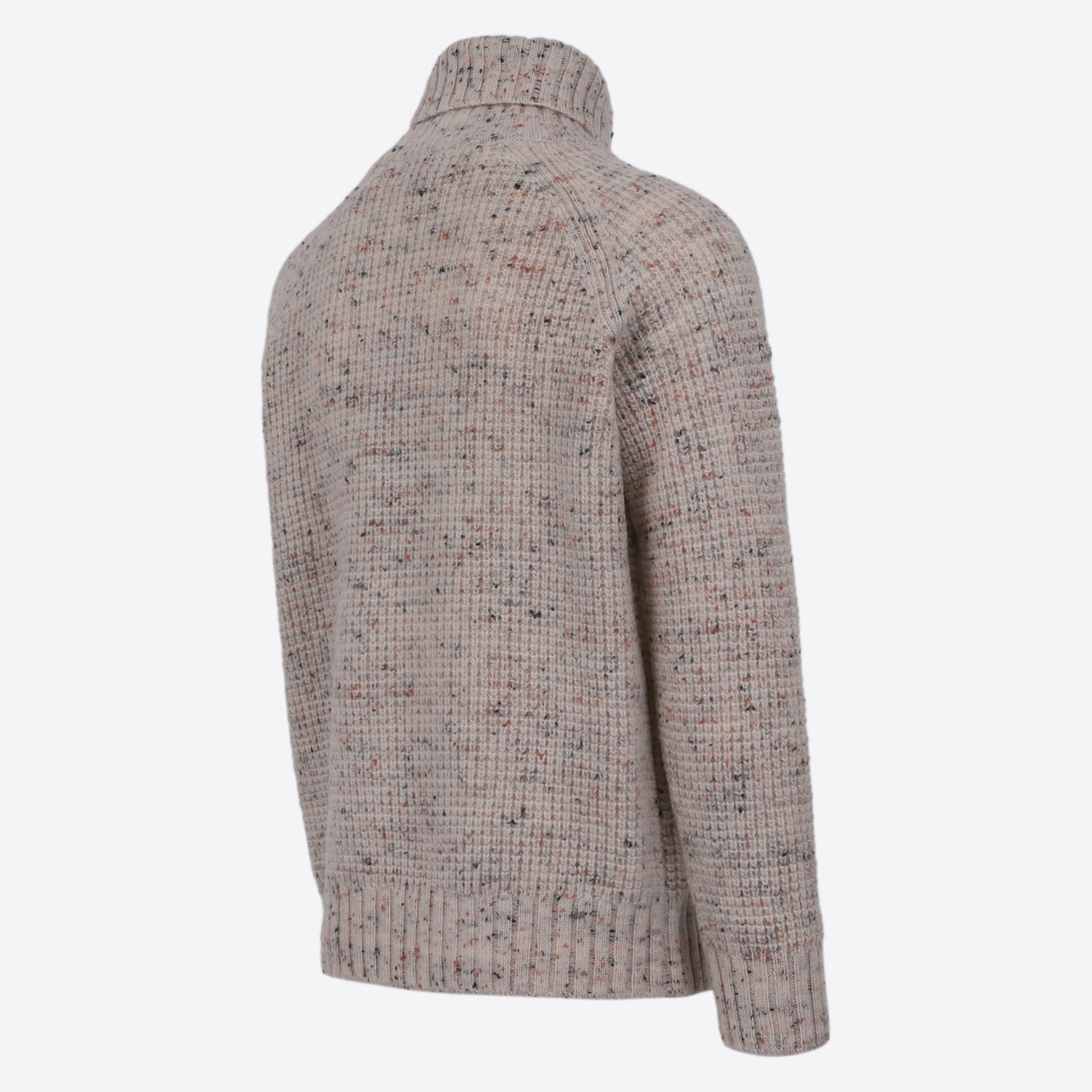 Hraunhóll Rollkragenpullover aus Lammwolle