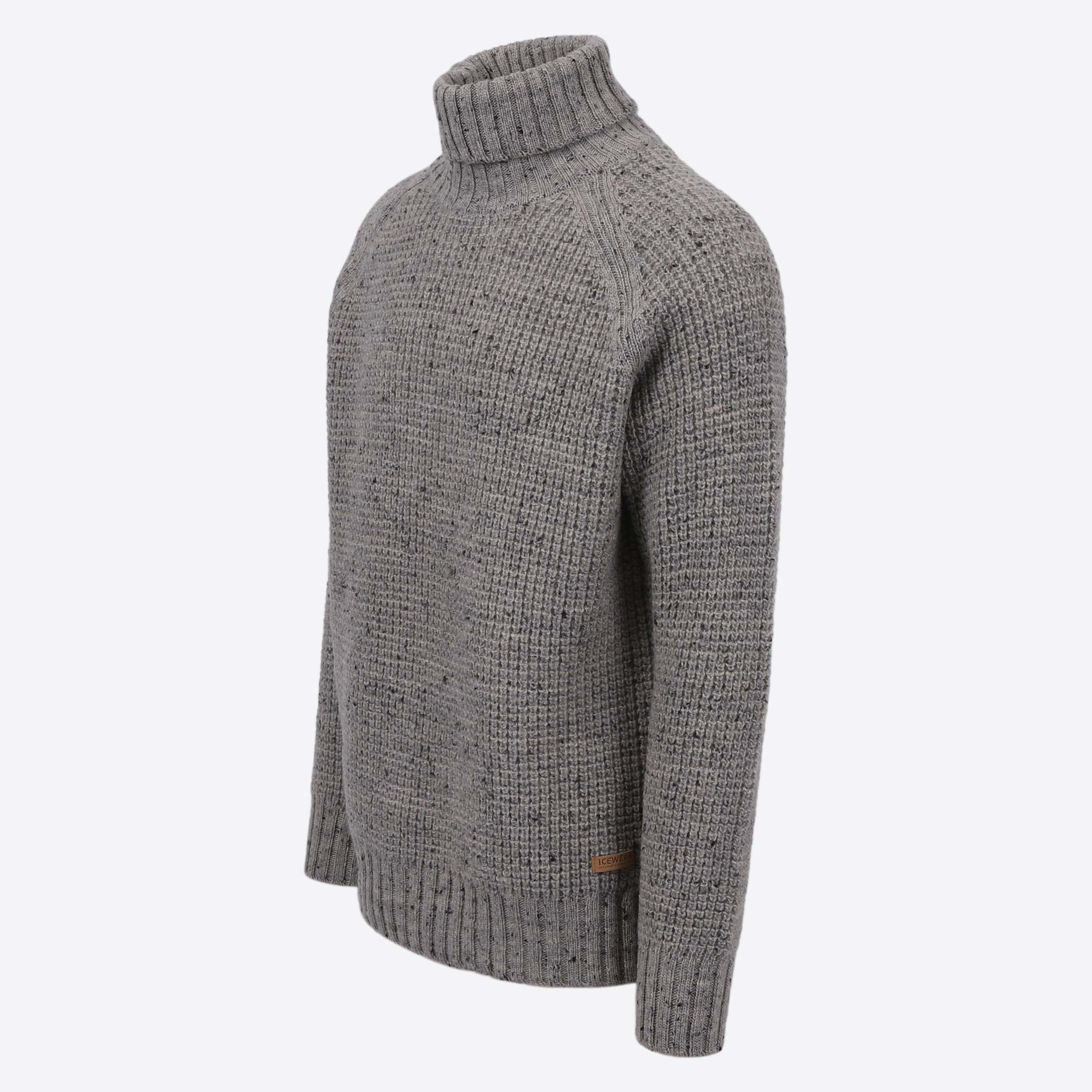 Hraunhóll turtle neck lambswool sweater 