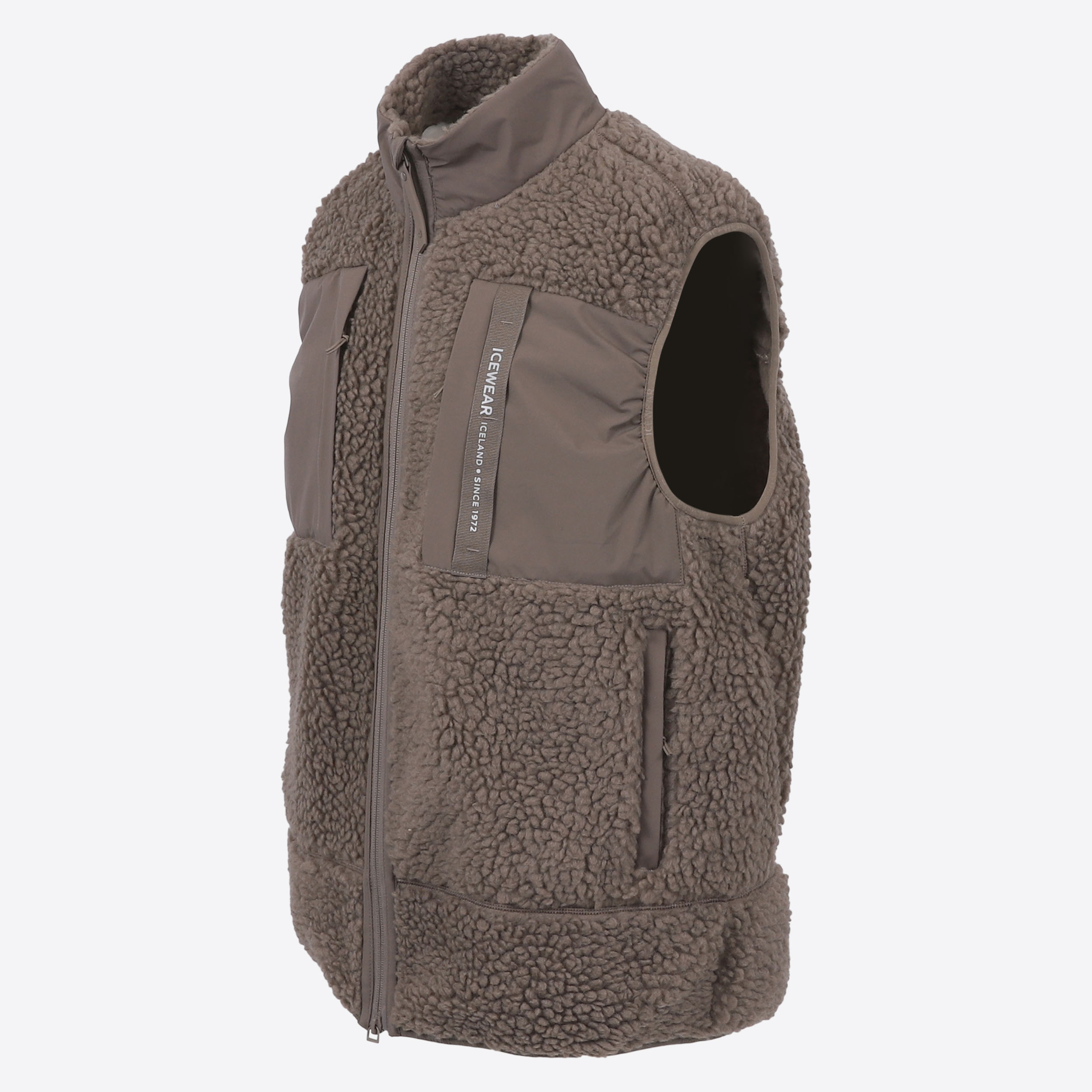 Hergilsey Unisex Wool Sherpa Vest