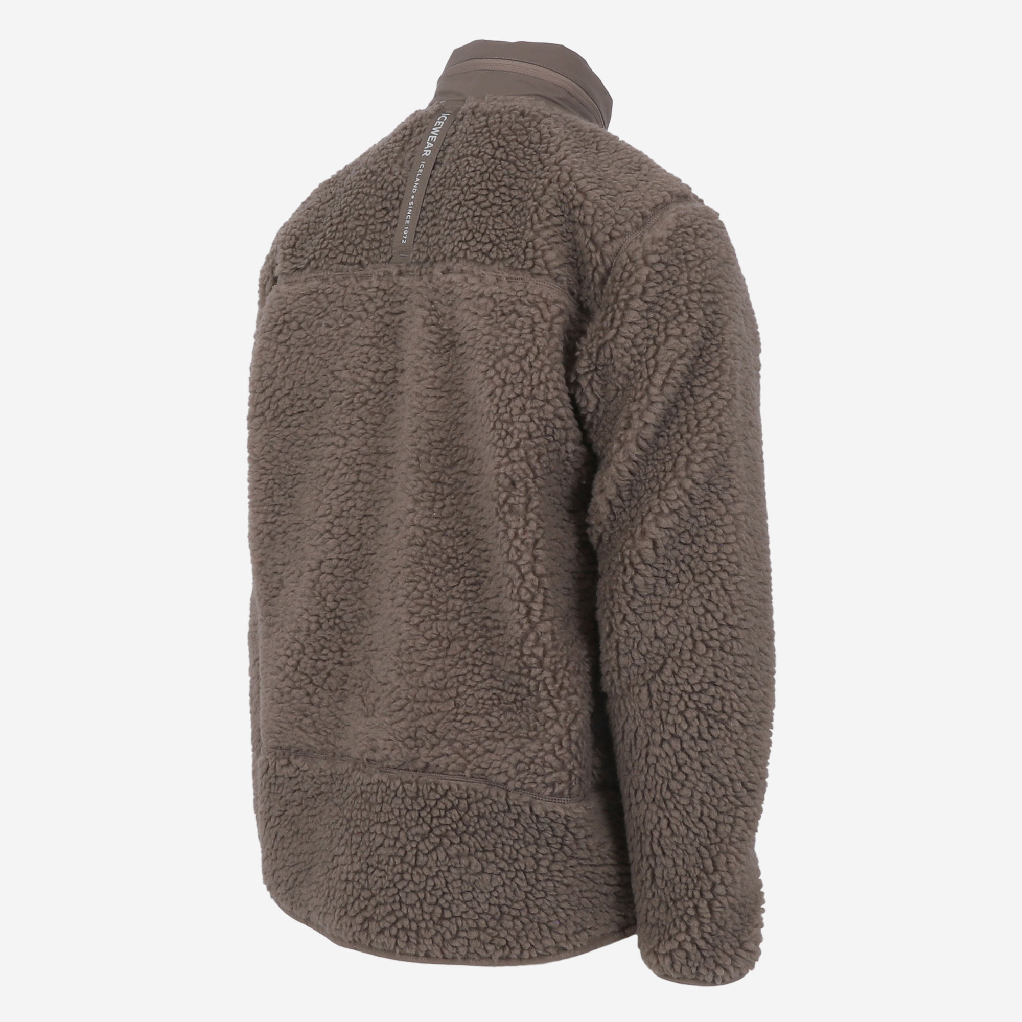 Veste en laine et polaire sherpa Hergilsey