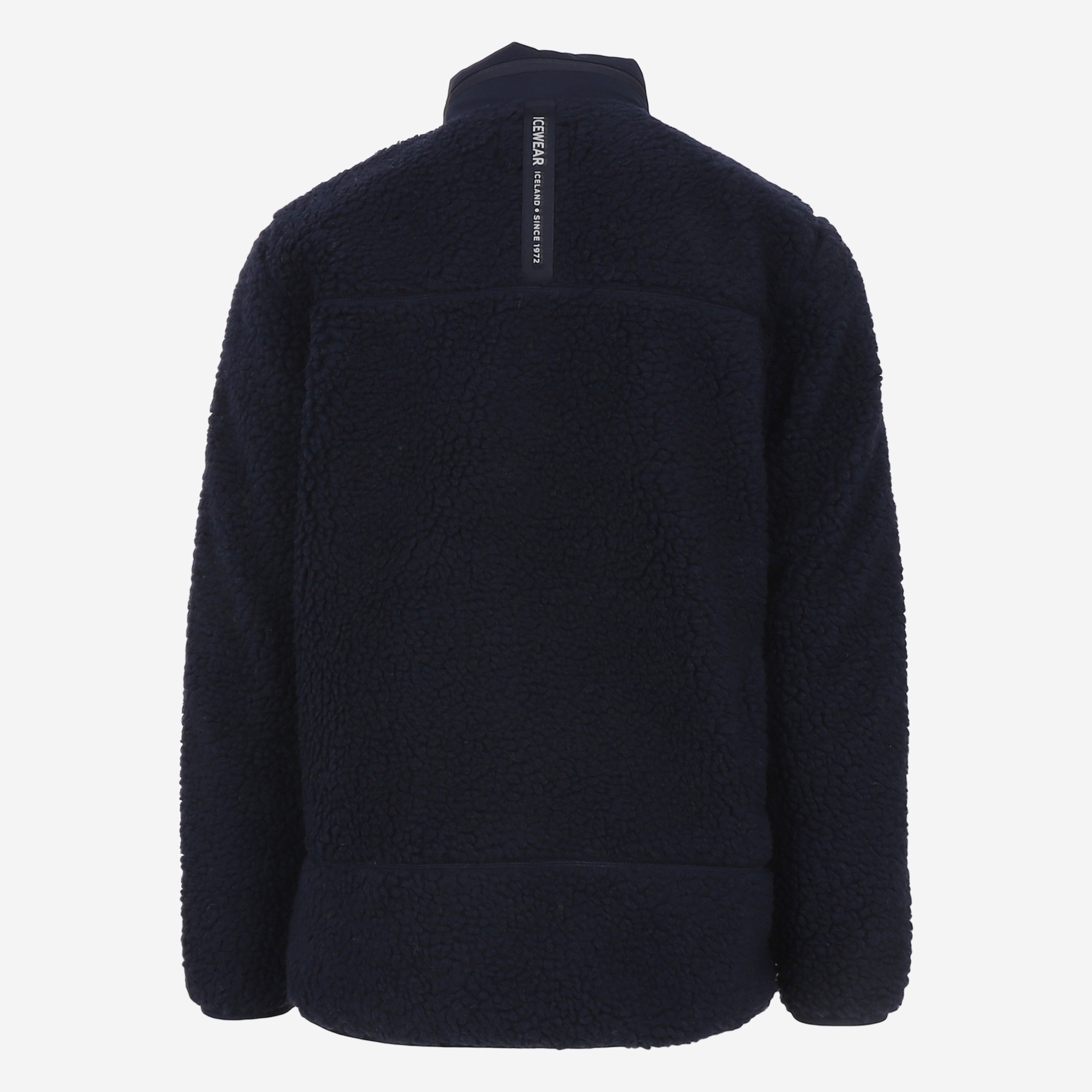 Hergilsey sherpa wool fleece jacket