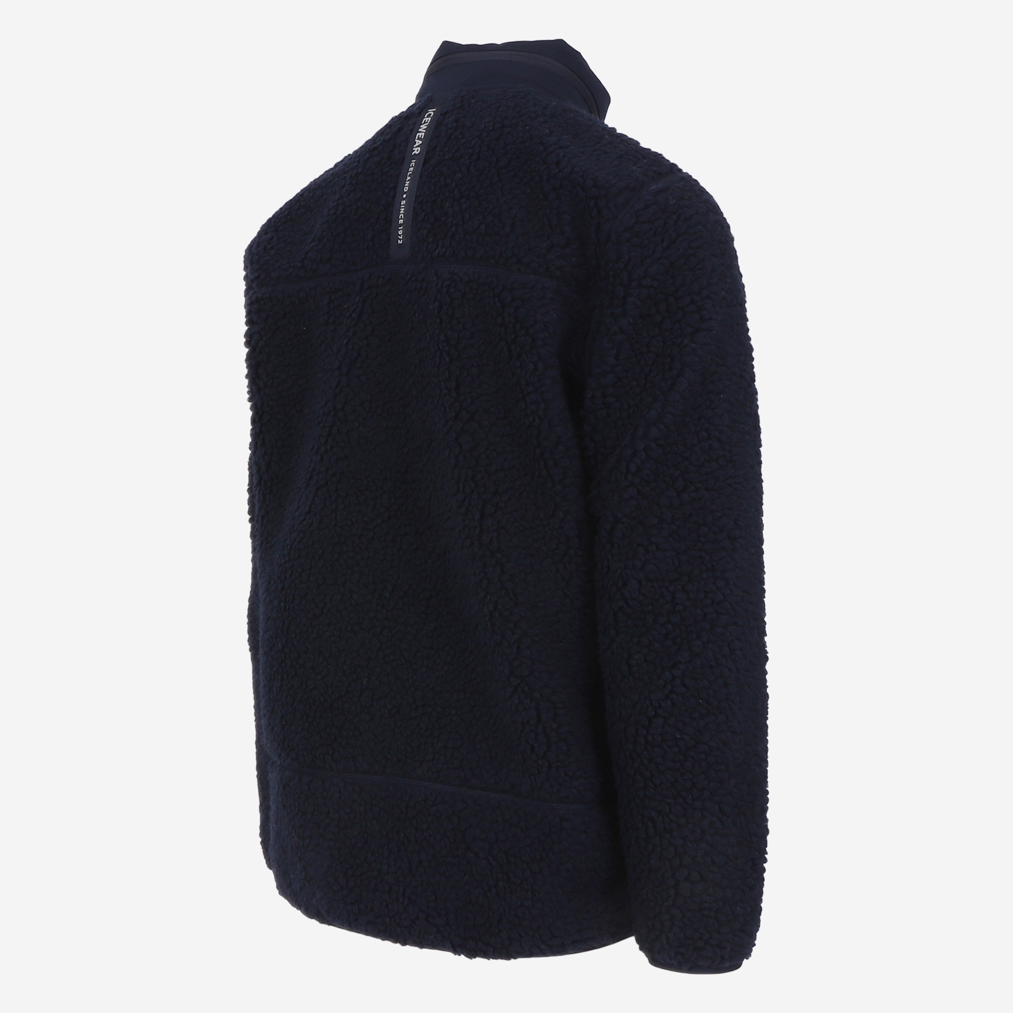 Hergilsey sherpa wool fleece jacket