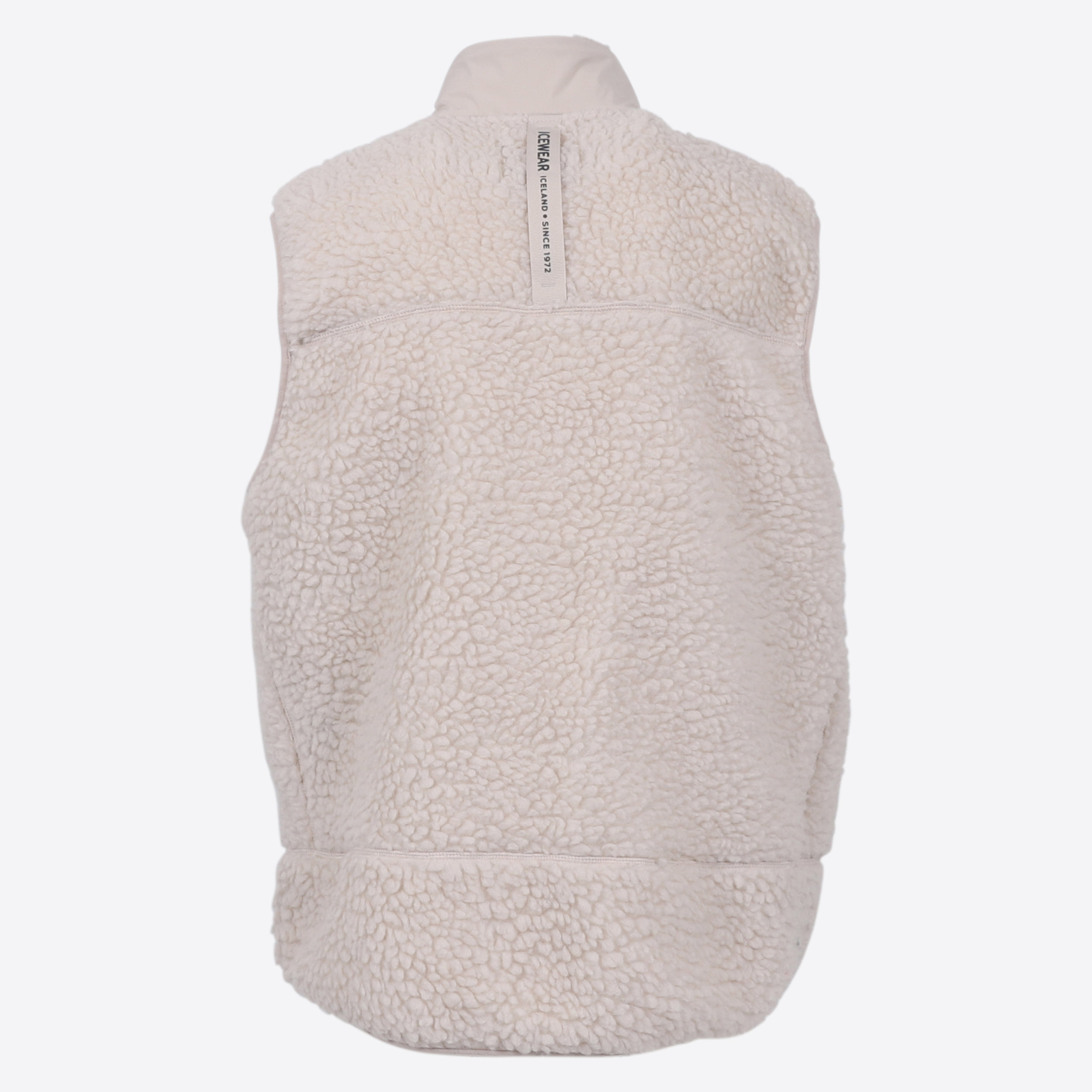Hergilsey Wool blend Sherpa Vest
