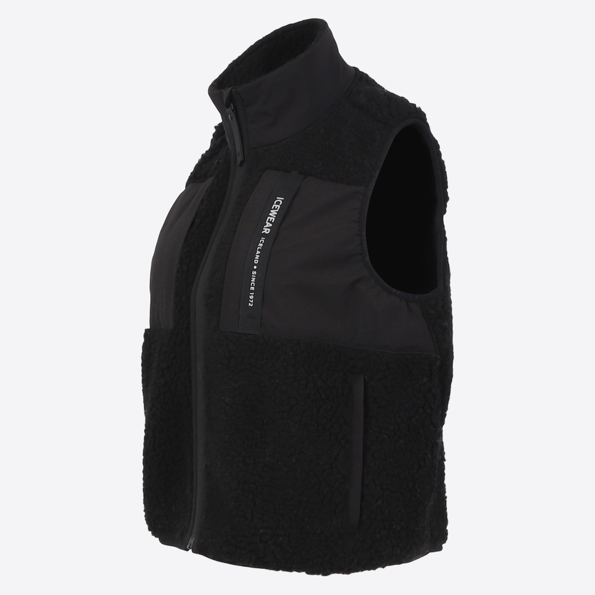 Veste courte sans manches Hergilsey pour femme   