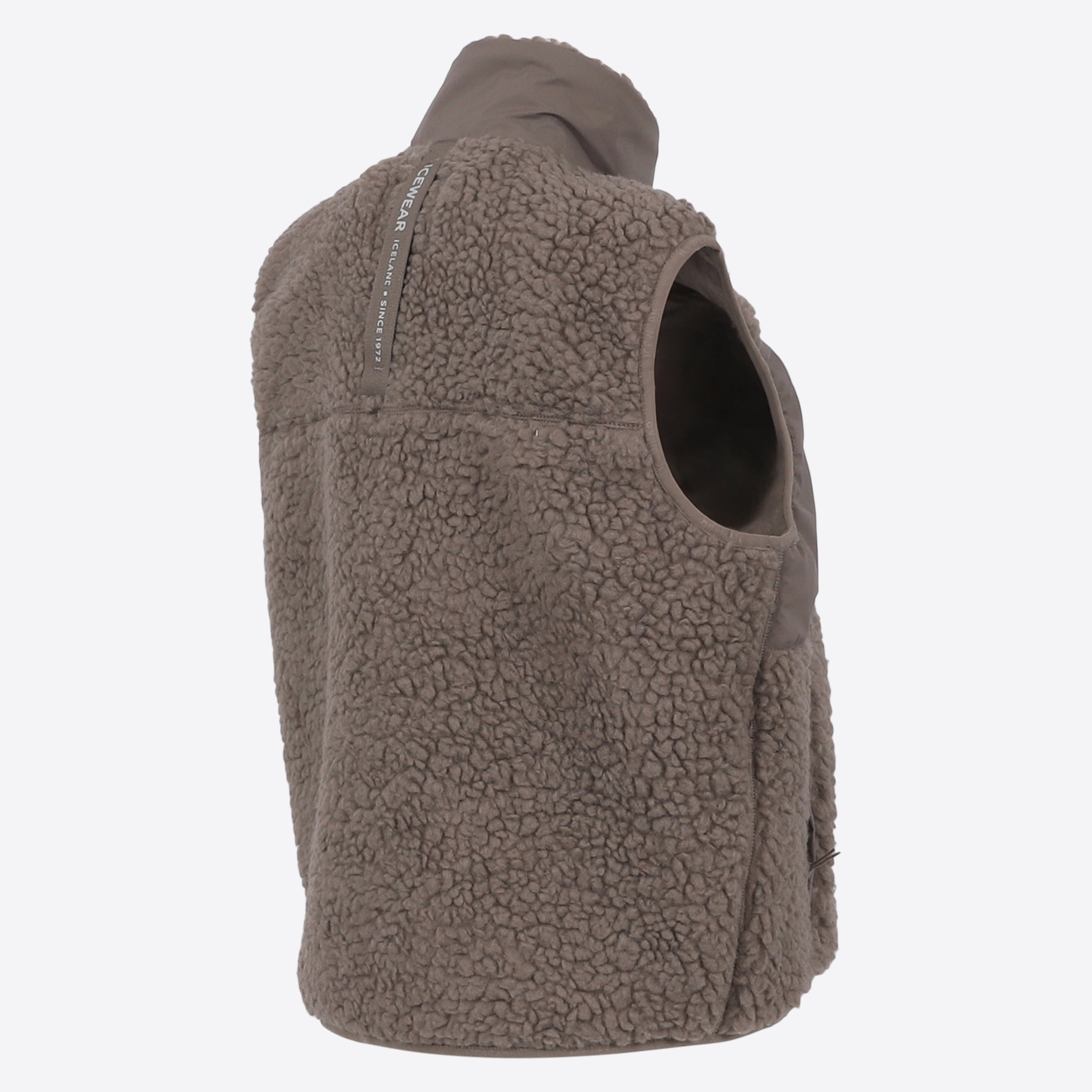 Hergilsey Womans Wool Cropped Vest