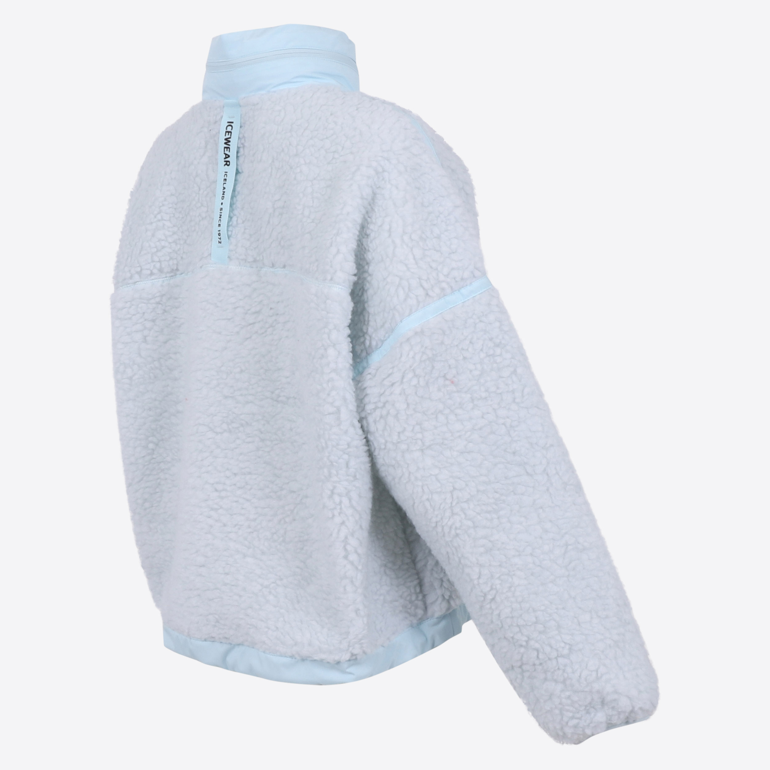 Hergilsey Sherpa wool jacket for women