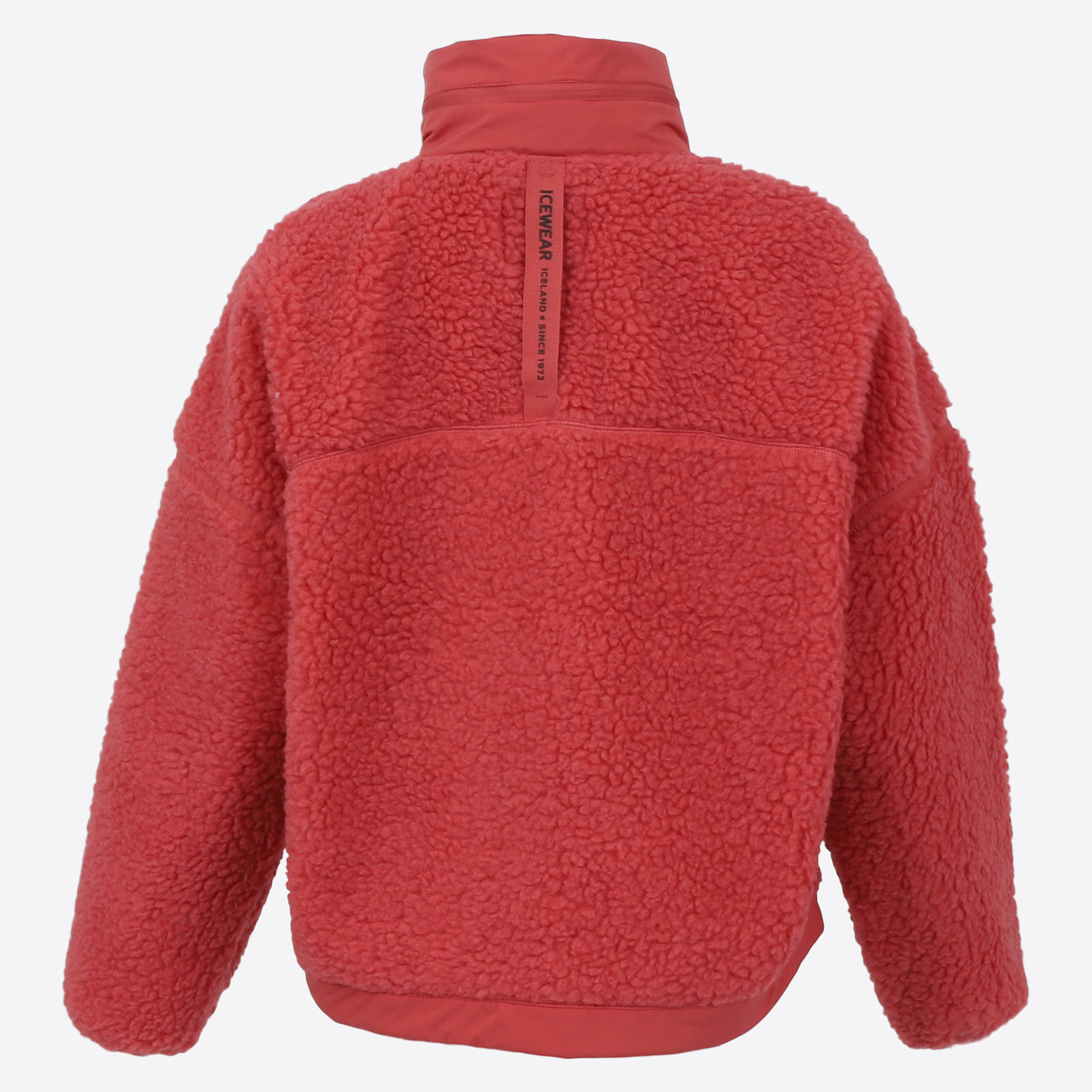 Hergilsey Veste en laine Sherpa pour femme