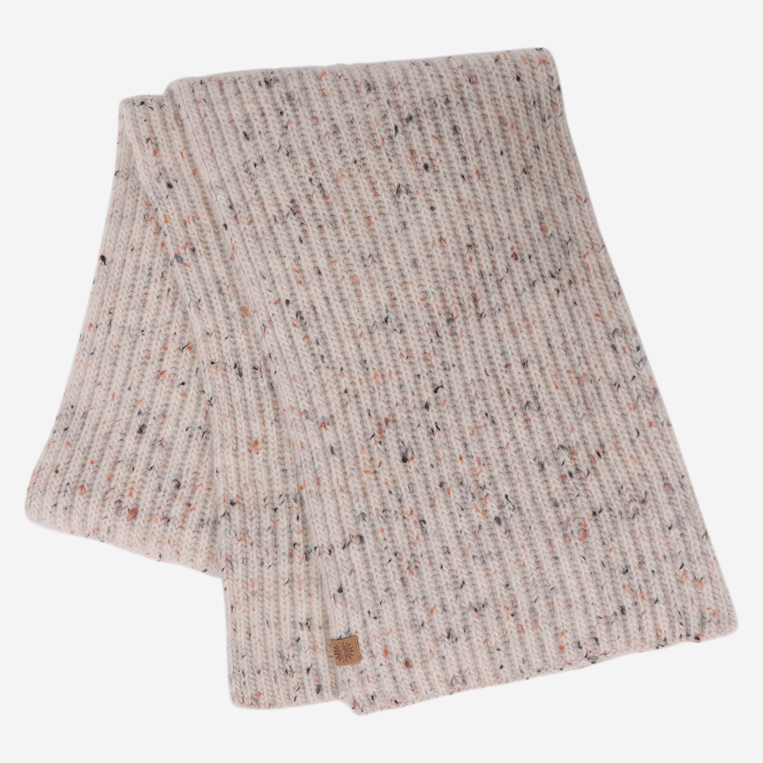 Écharpe en laine d'agneau tricotée Hraunhóll