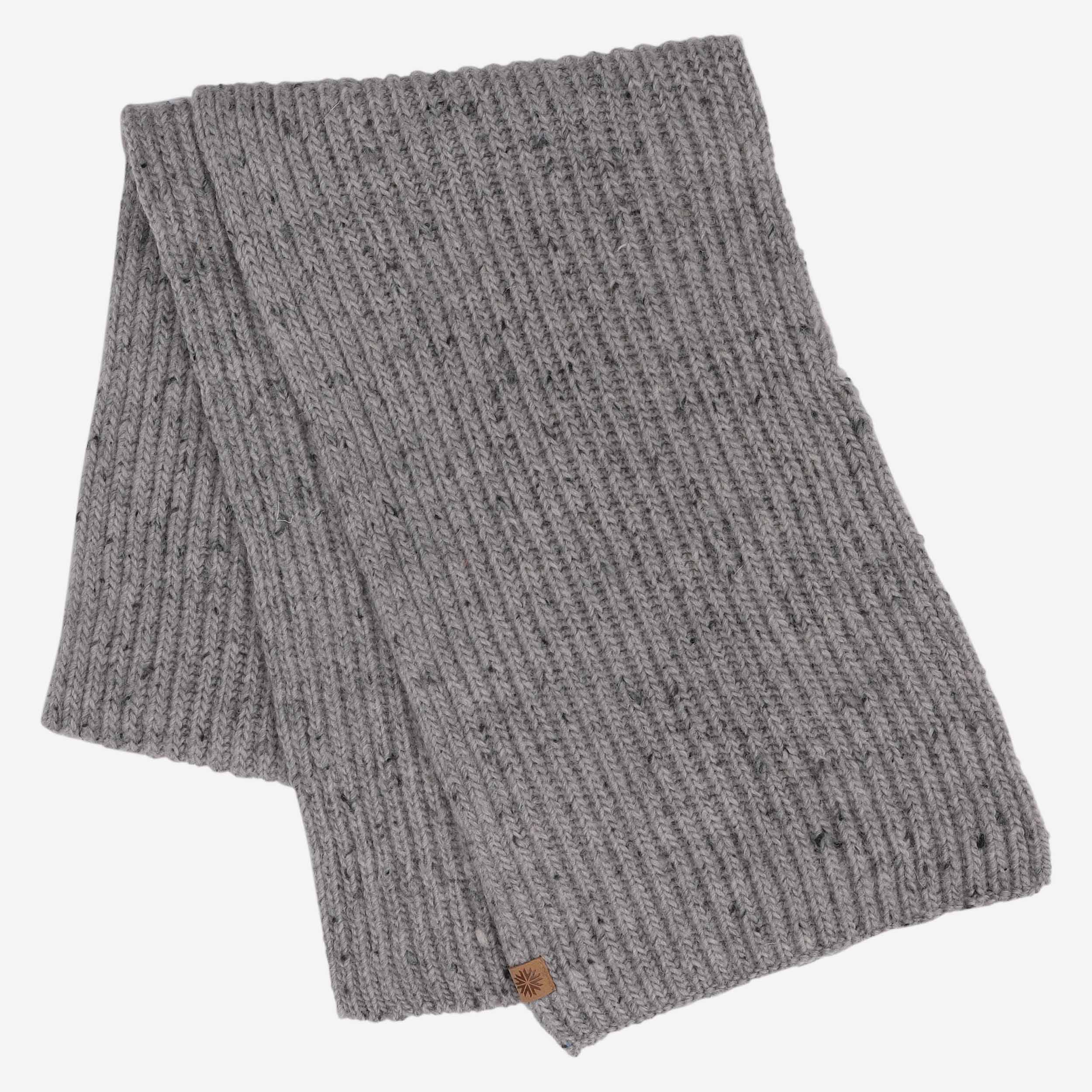 Hraunhóll knitted lambswool scarf
