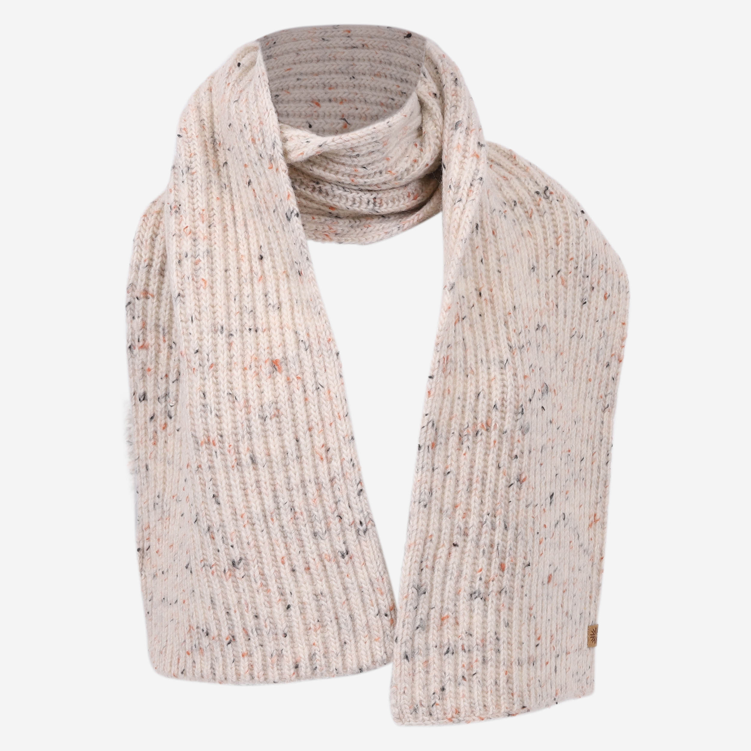 Écharpe en laine d'agneau tricotée Hraunhóll