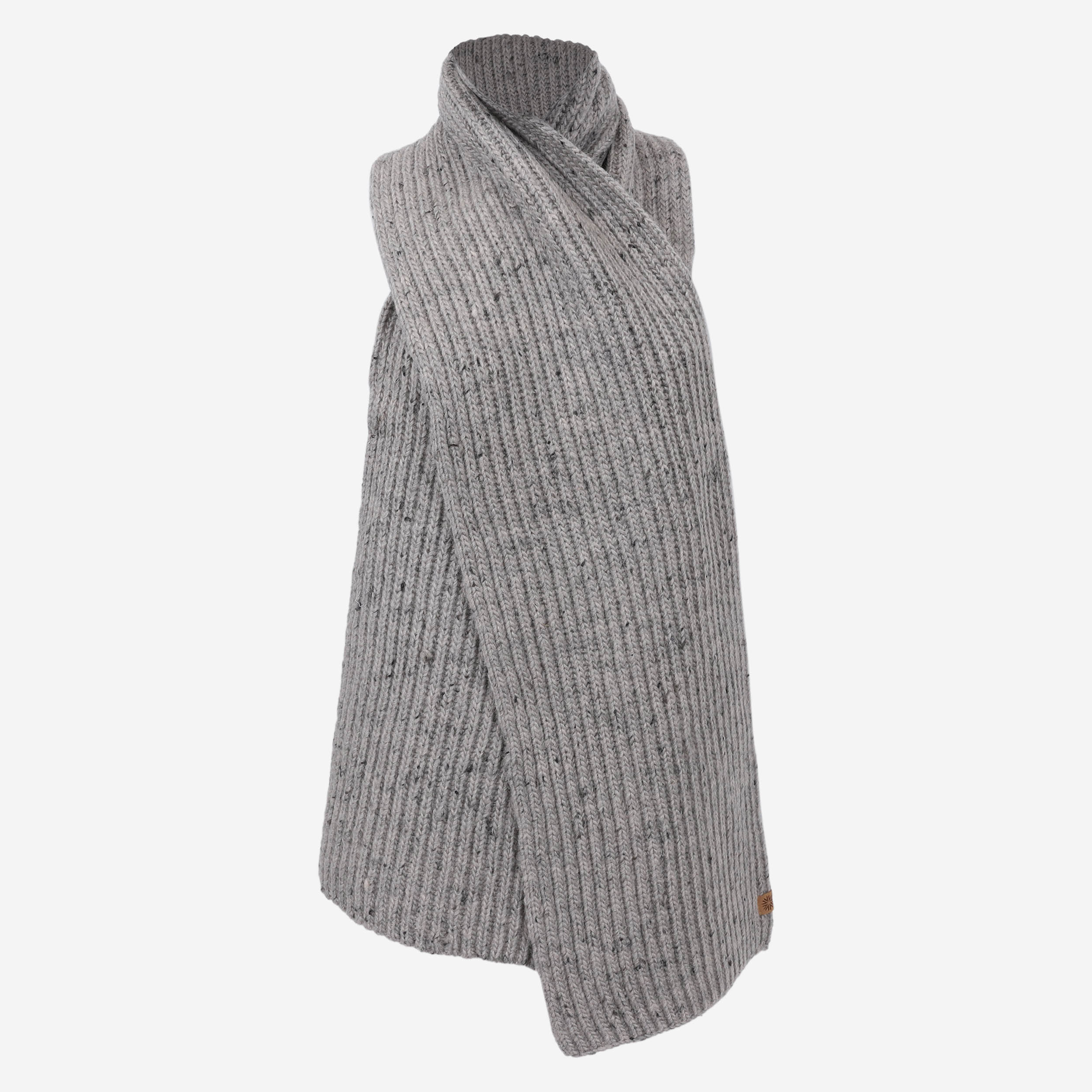 Hraunhóll knitted lambswool scarf