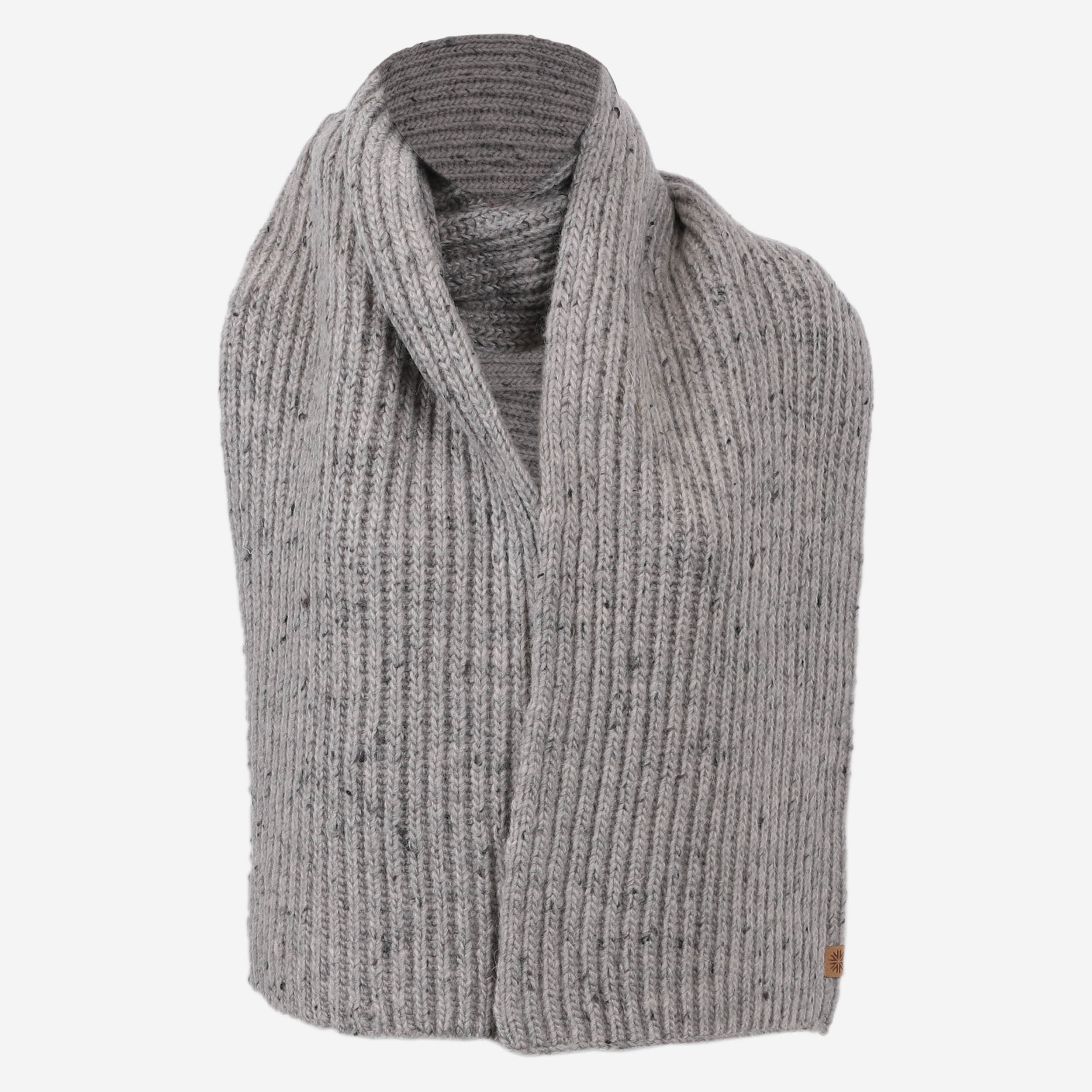 Hraunhóll knitted lambswool scarf