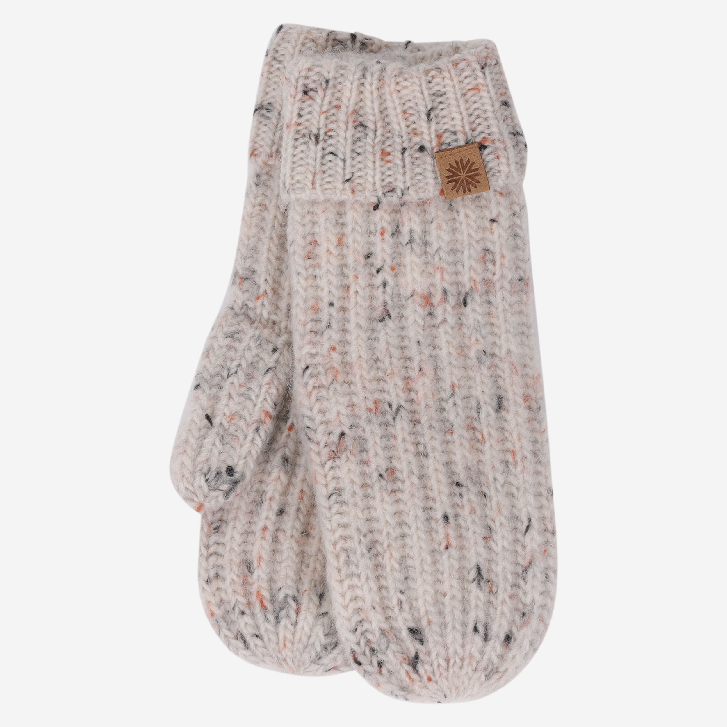 Moufles en laine d'agneau tricotées Hraunhóll