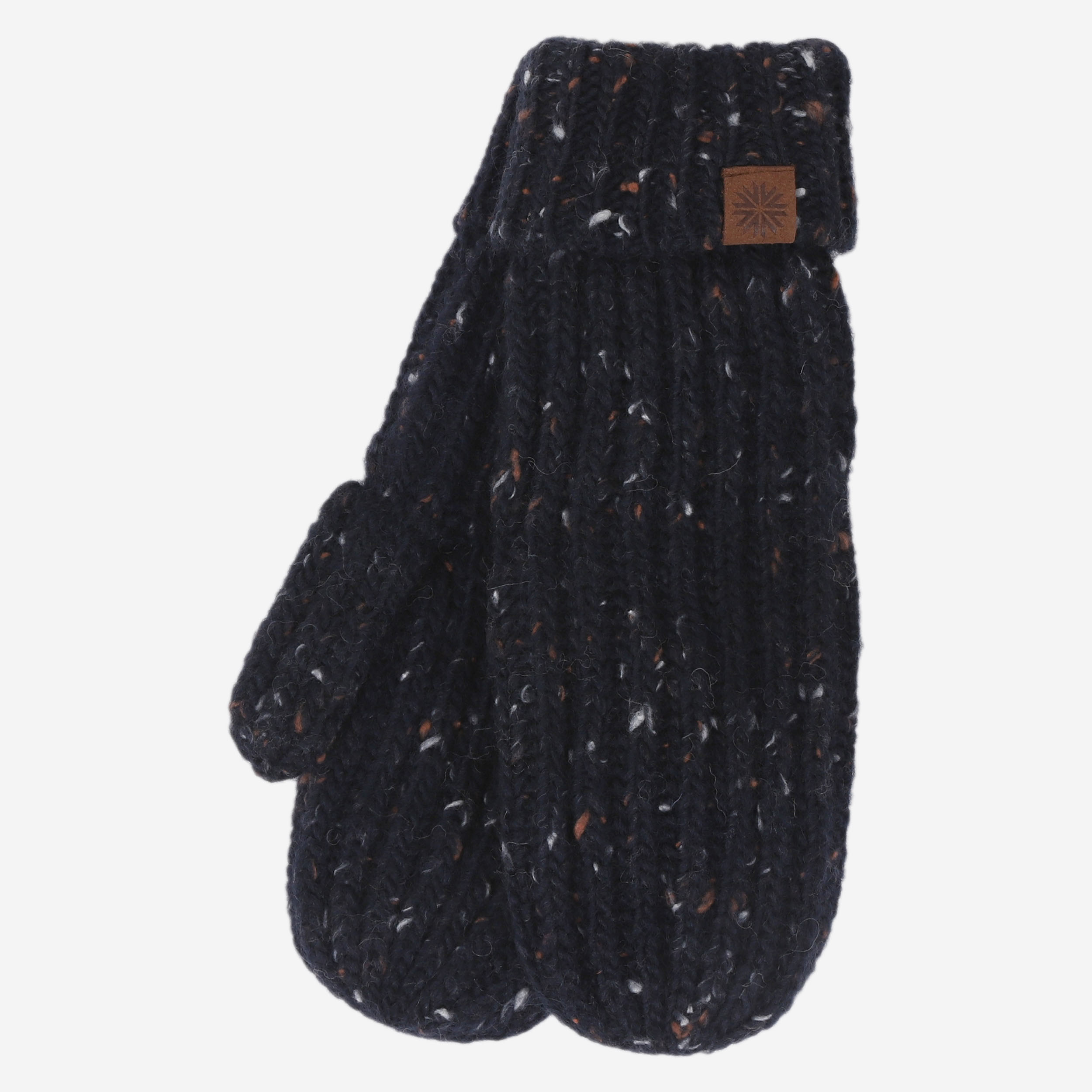 Hraunhóll knitted lambswool mittens