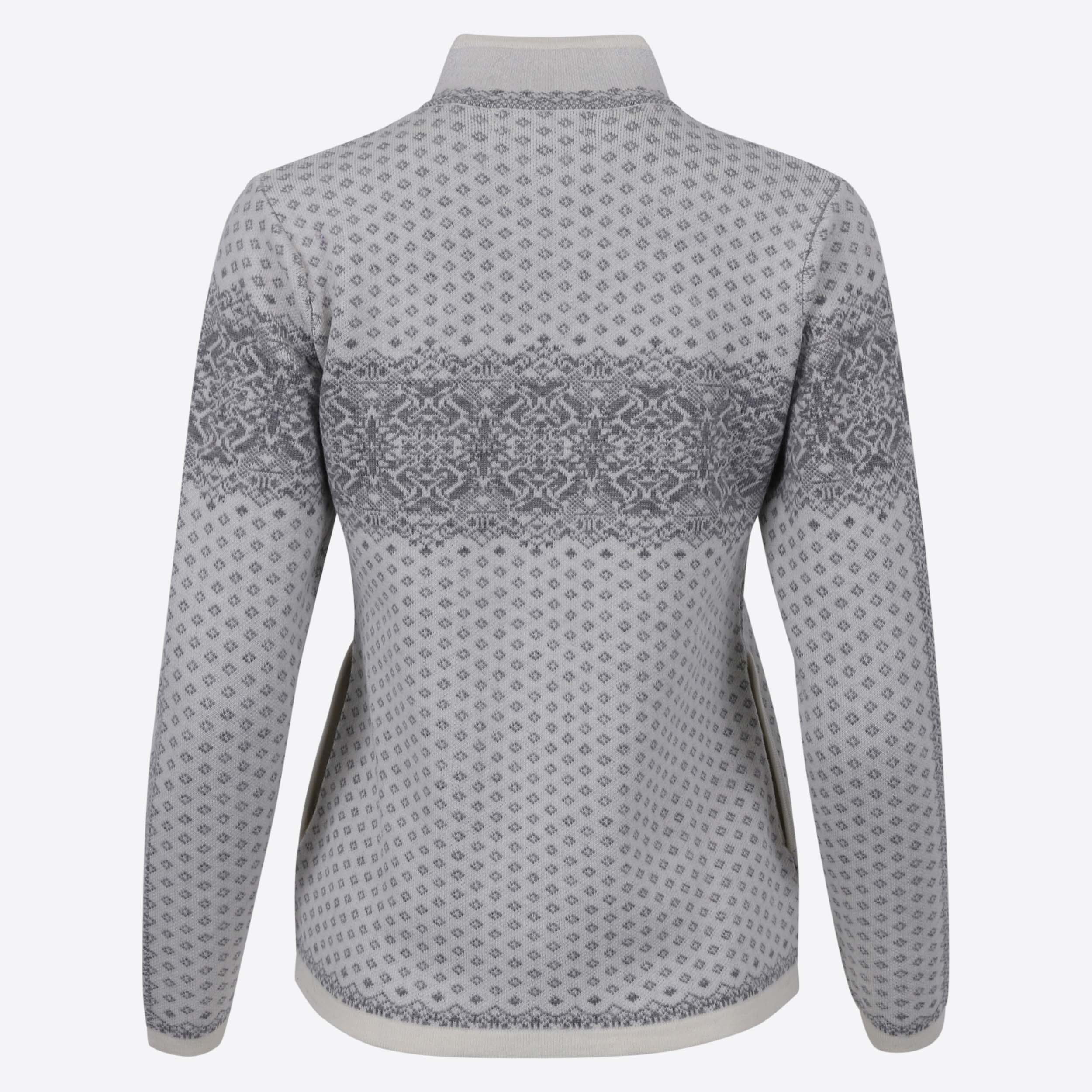 Leirvík merino ullarpeysa með norsku mynstri