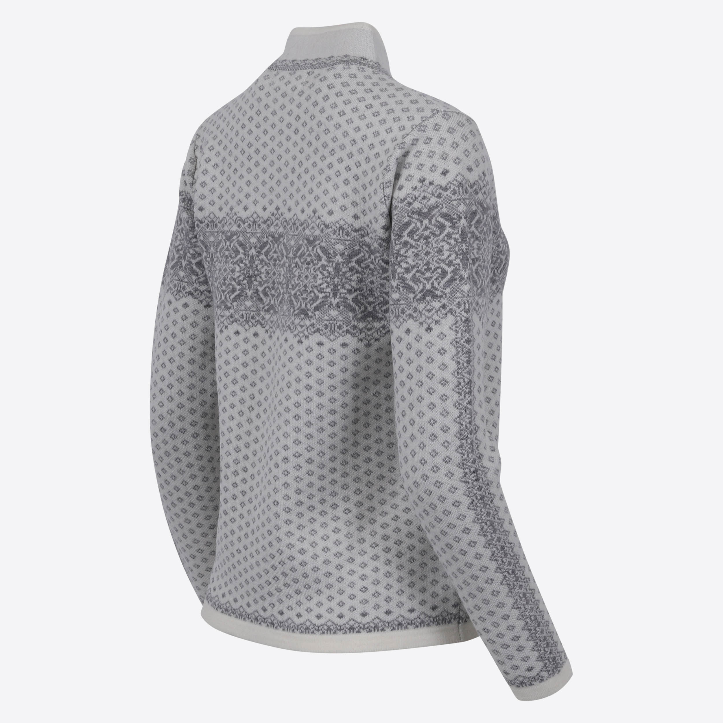 Leirvík merino ullarpeysa með norsku mynstri