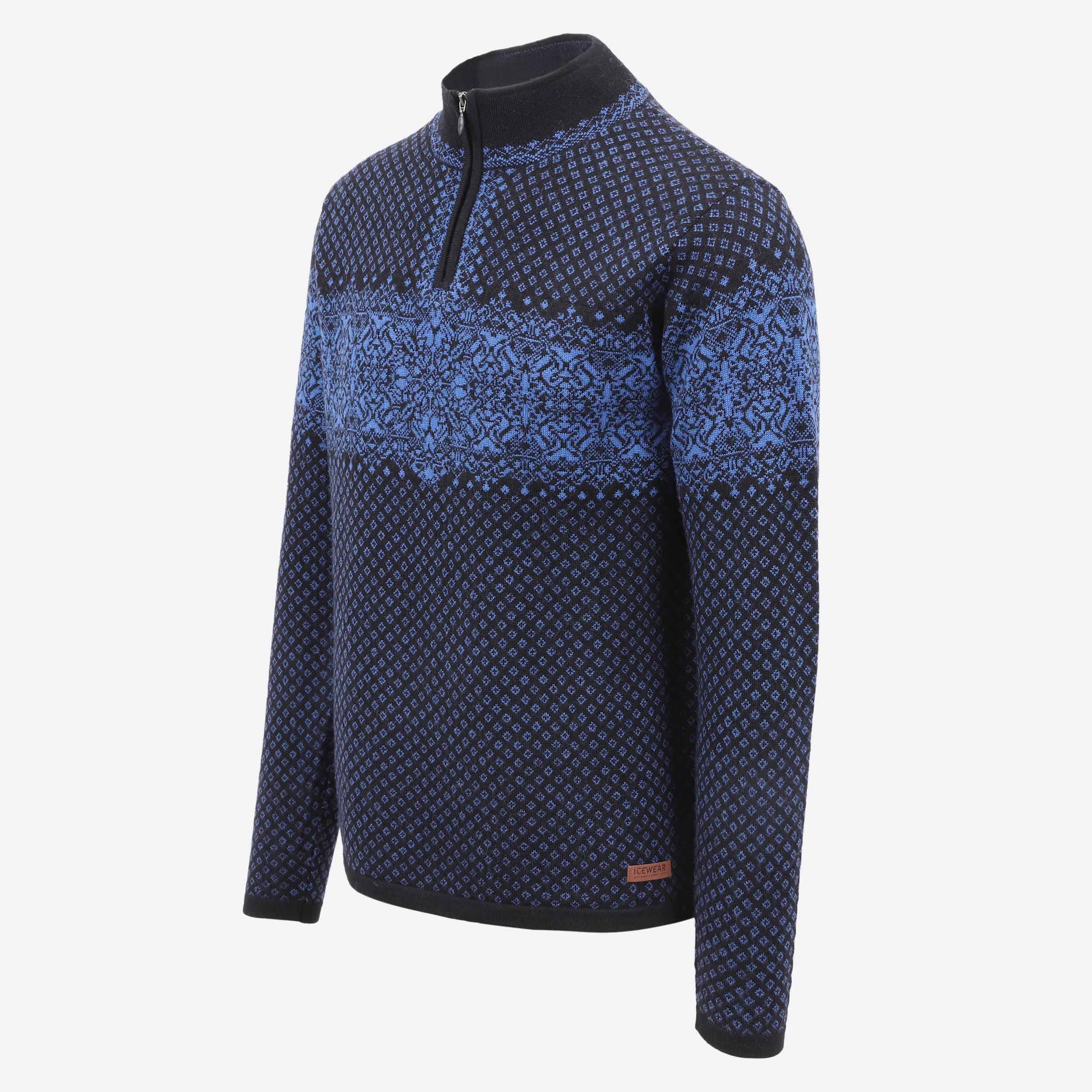 Straumsvík Scandinavian pattern merino sweater