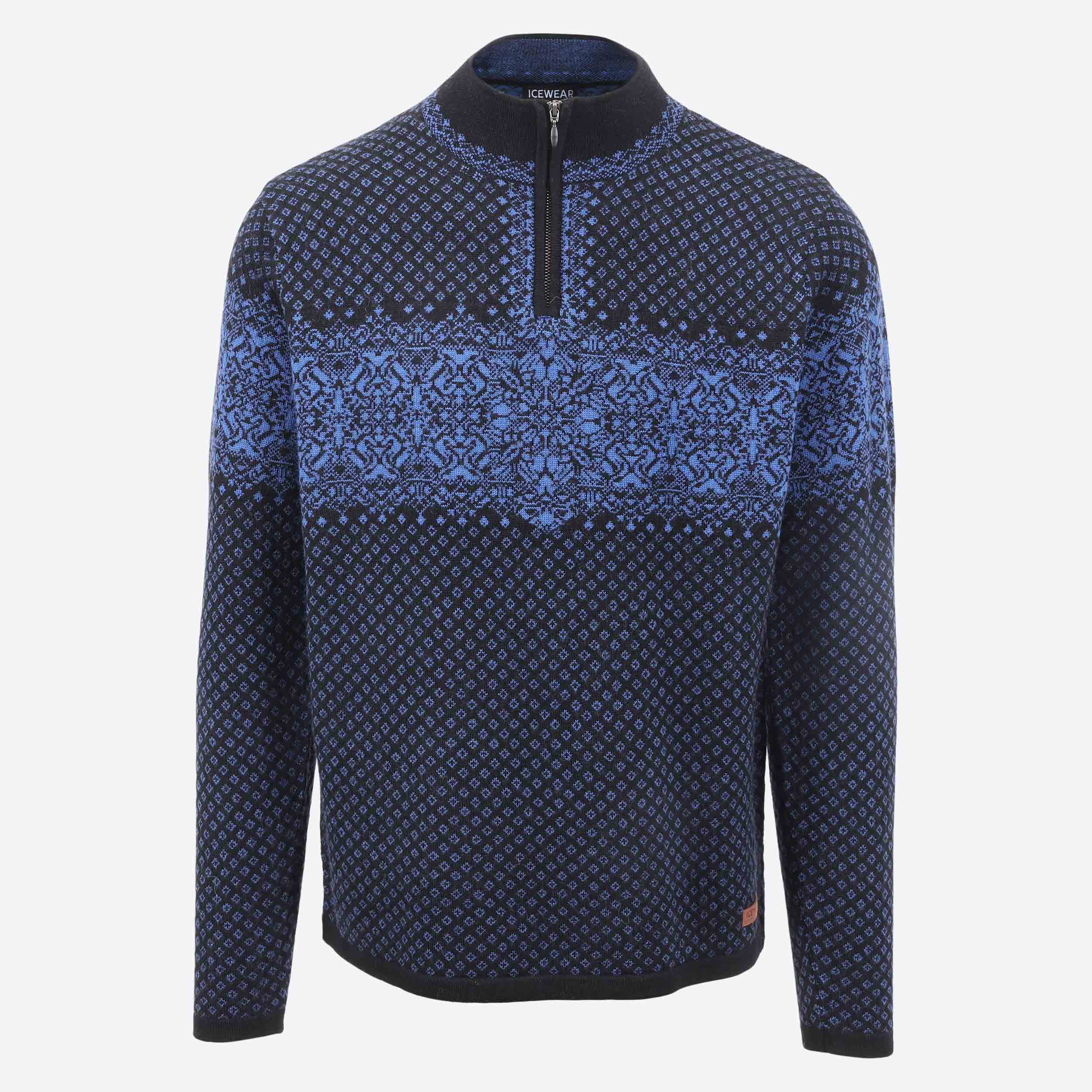 Straumsvík Scandinavian pattern merino sweater